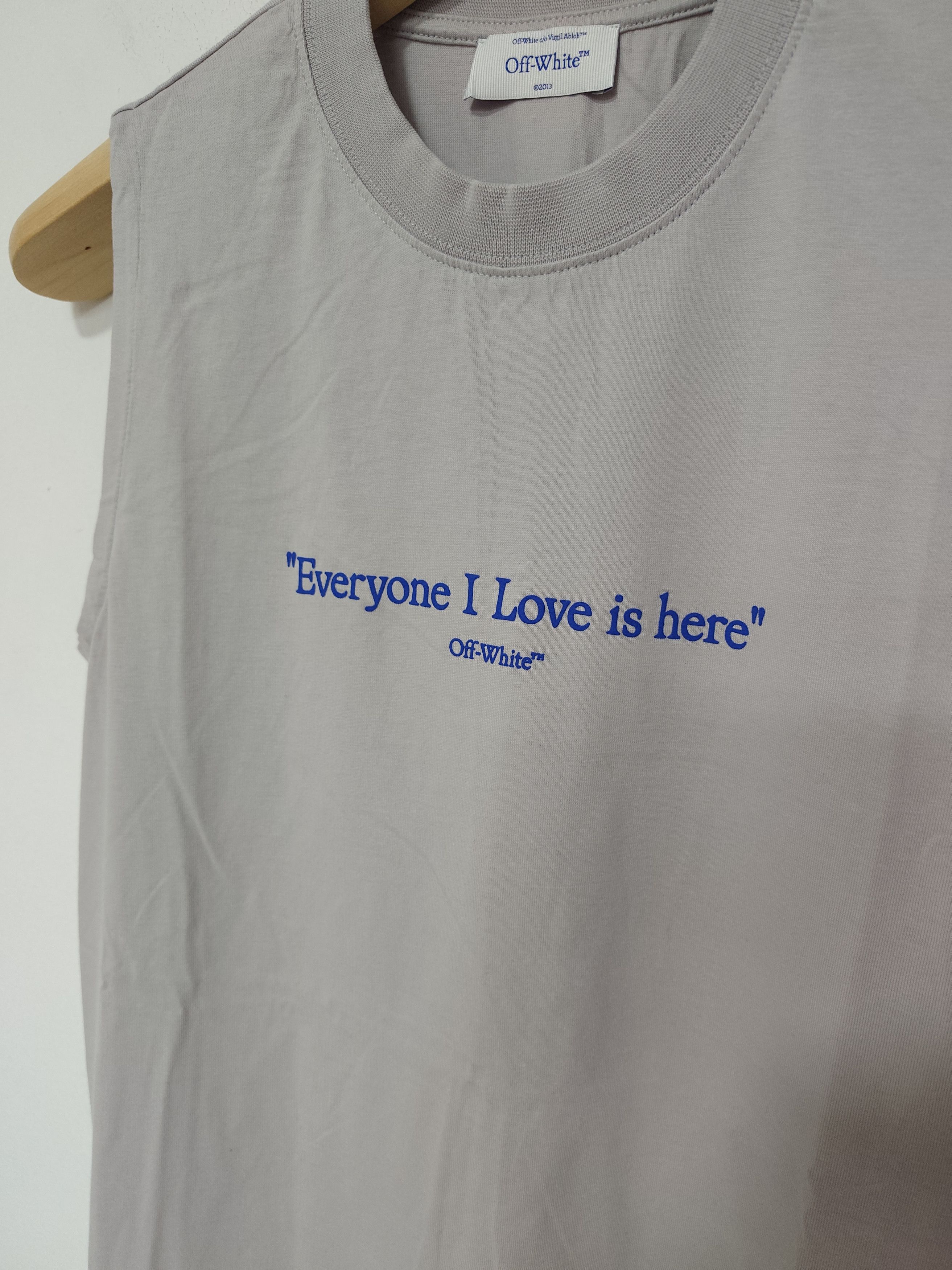 Off-White Off-White "Everyone I Love is here" Size US M / EU 48-50 / 2 - 2 Thumbnail