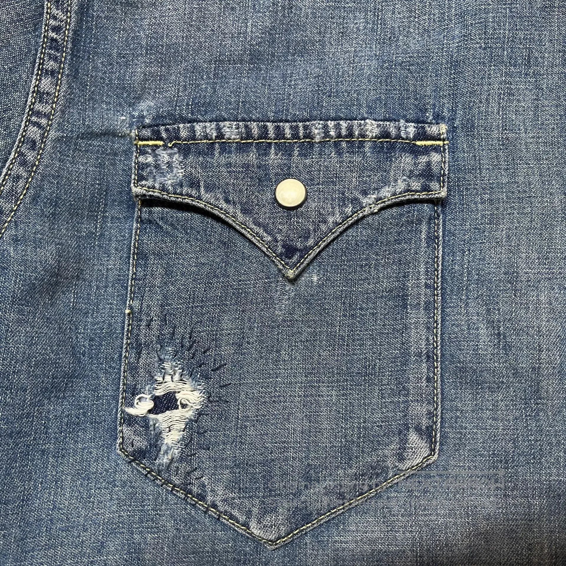 RRL Ralph Lauren Ralph Lauren RRL Distressed Cowboy Shirt. Size US M / EU 48-50 / 2 - 8 Thumbnail
