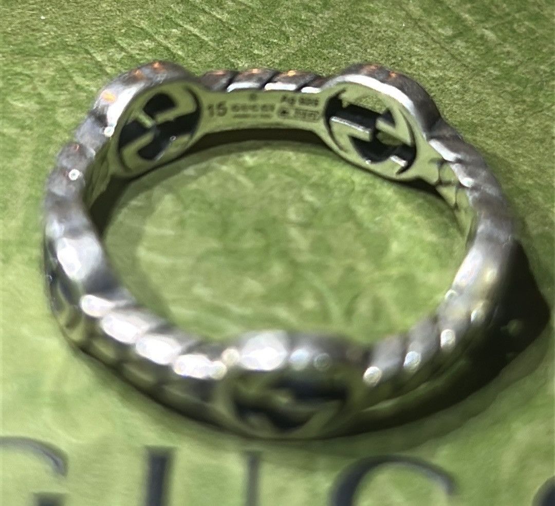 Gucci Gucci Interlocking G Ring Silver 925 Semi Shiny Size ONE SIZE - 3 Thumbnail