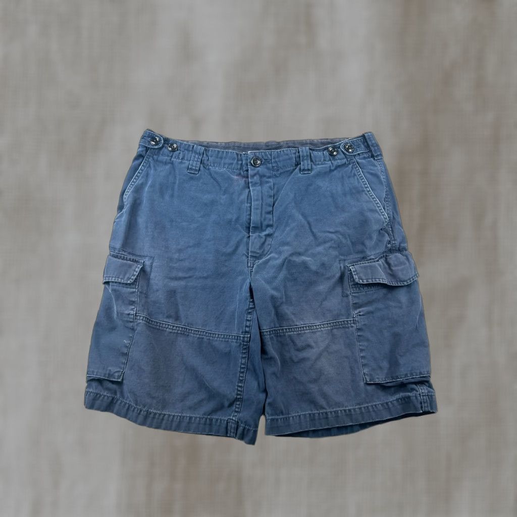 Polo Ralph Lauren Polo Ralph Lauren Cargo Shorts Men 36 Blue Military Navy Cargo Pocket Cotton Plain Front Summer Casual Regular Style Size US M / EU 48-50 / 2 - 1 Thumbnail