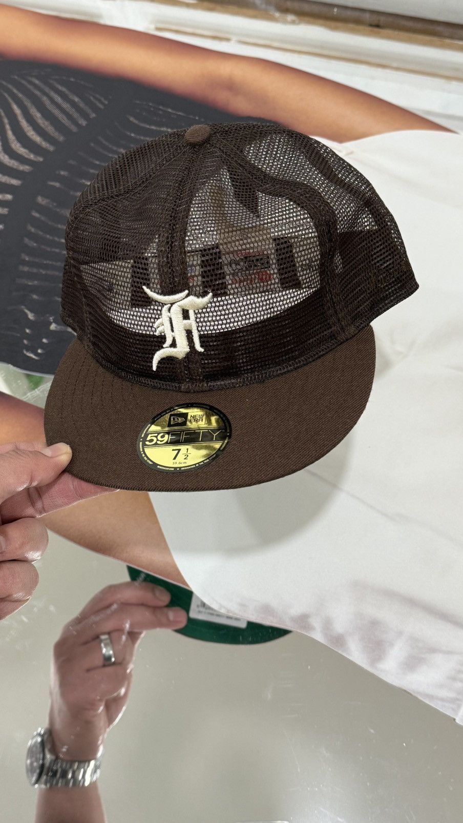 Fear of God × MLB × New Era (new+tag) Fear Of God x New Era fitted 59FIFTY hat size 7.5 Size ONE SIZE - 1 Thumbnail
