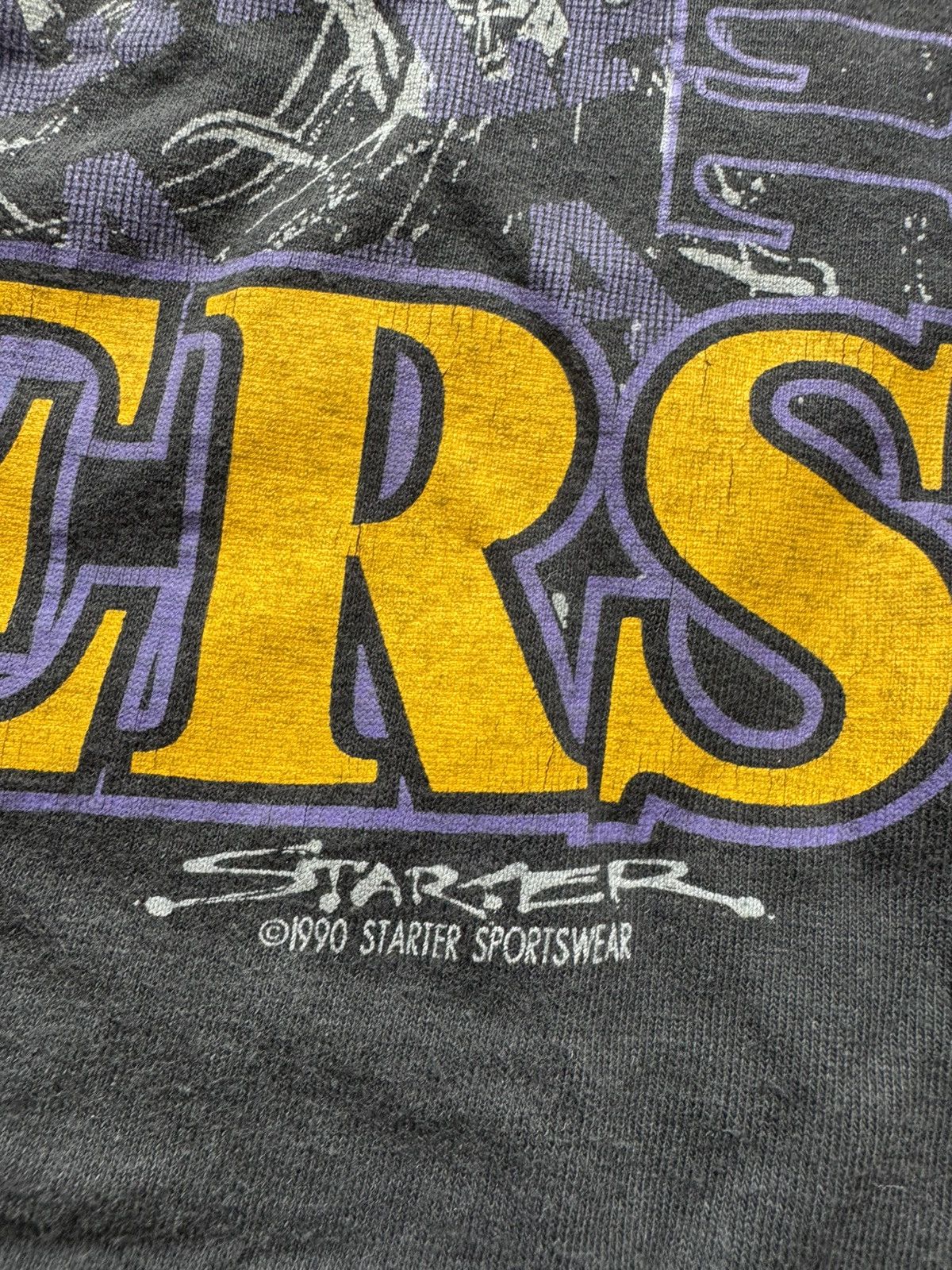 NBA × Vintage Vintage Los Angeles Lakers NBA 1990 L Size T Shirt Size US L / EU 52-54 / 3 - 5 Thumbnail