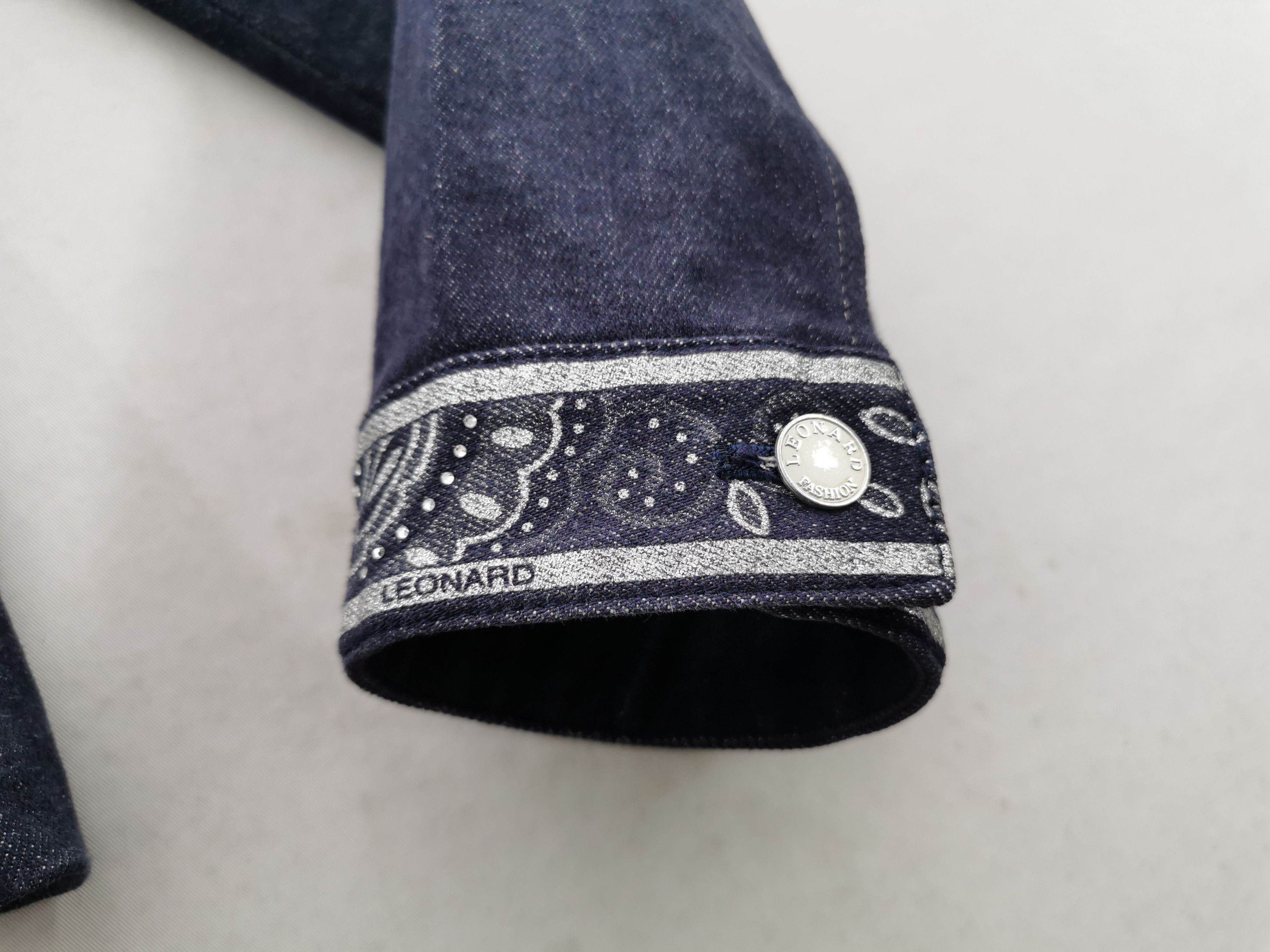 Leonard Paris Vintage Leonard Denim Jacket Made In Japan Womens Size S Size S / US 4 / IT 40 - 5 Thumbnail