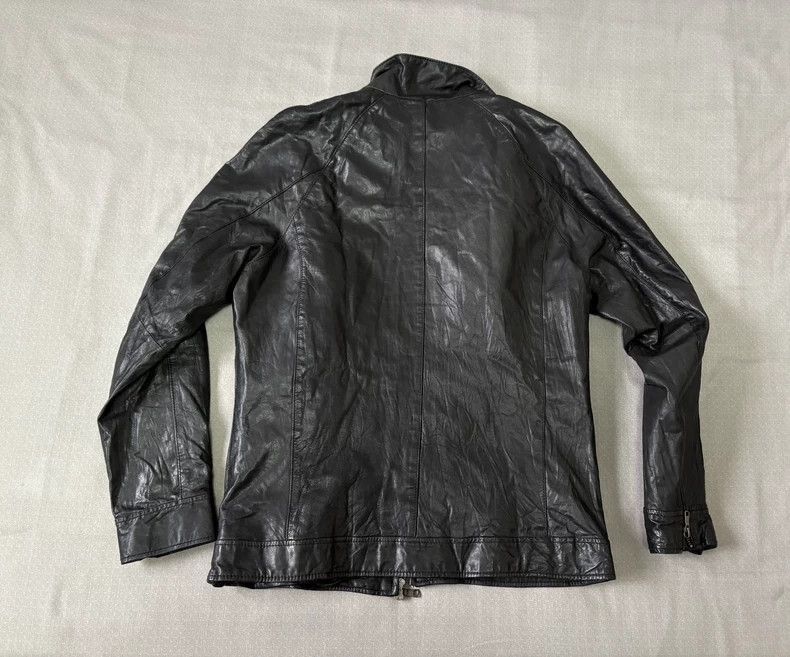 Yohji Yamamoto TETE HOMME Vintage Leather Motorcycle Jacket-2506 Size L / US 10 / IT 46 - 8 Thumbnail