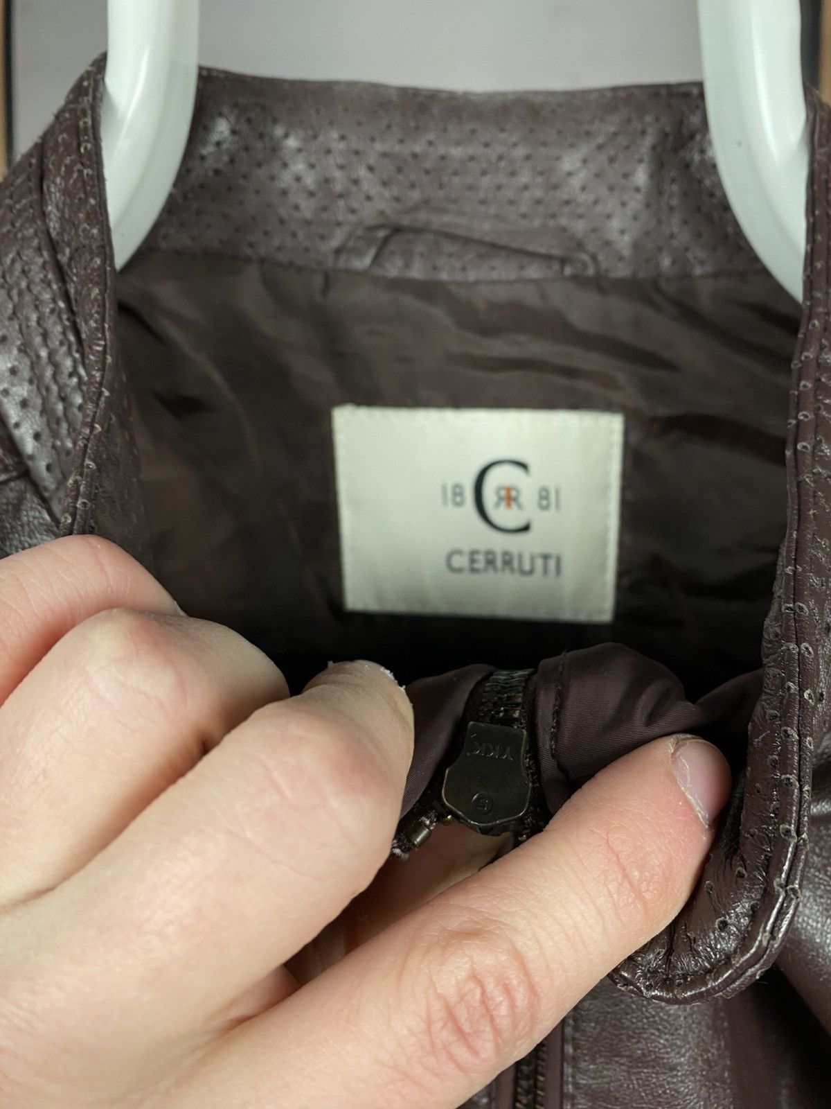 Cerruti 1881 🐊Lather Jacket Cerruti 1881 Path Logo Size 50🐊 Size US M / EU 48-50 / 2 - 18 Thumbnail