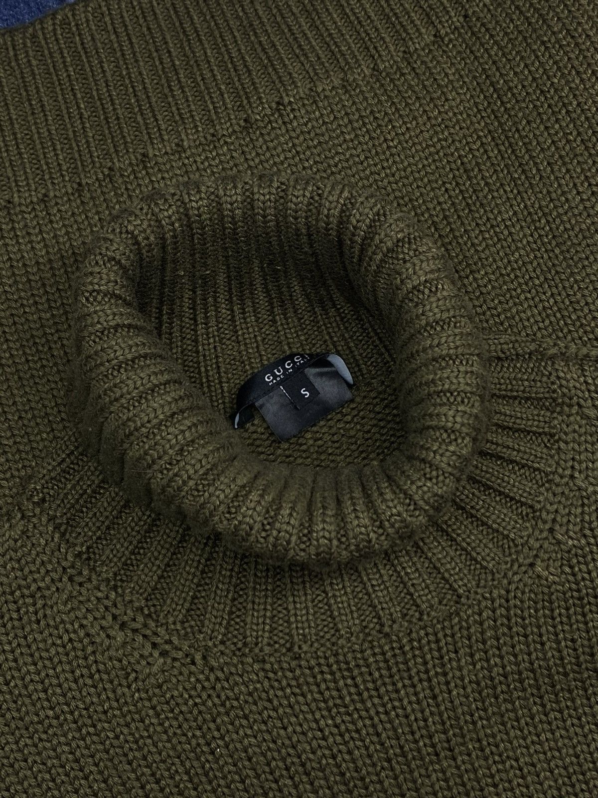 Gucci Gucci Knit Turtleneck Sweater Khaki Green Men’s Size S Size US S / EU 44-46 / 1 - 13 Thumbnail