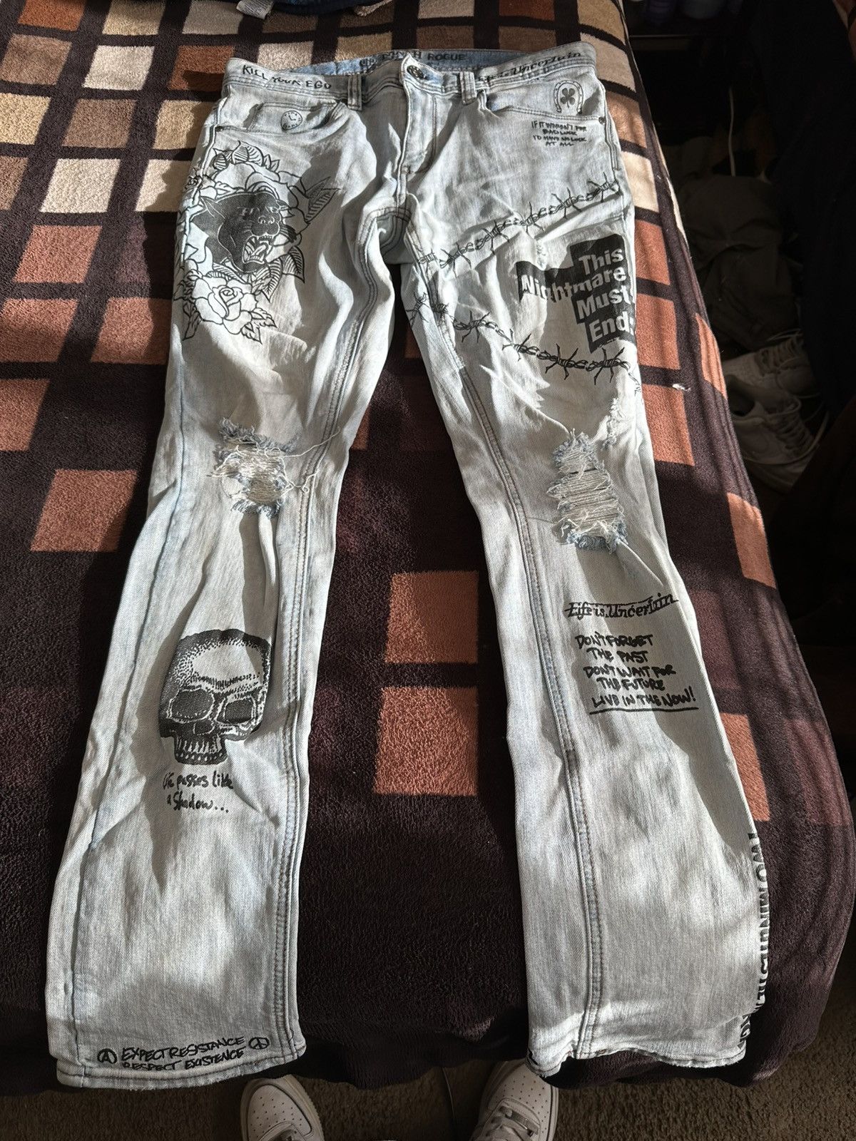 Ninth hall tattoo jeans