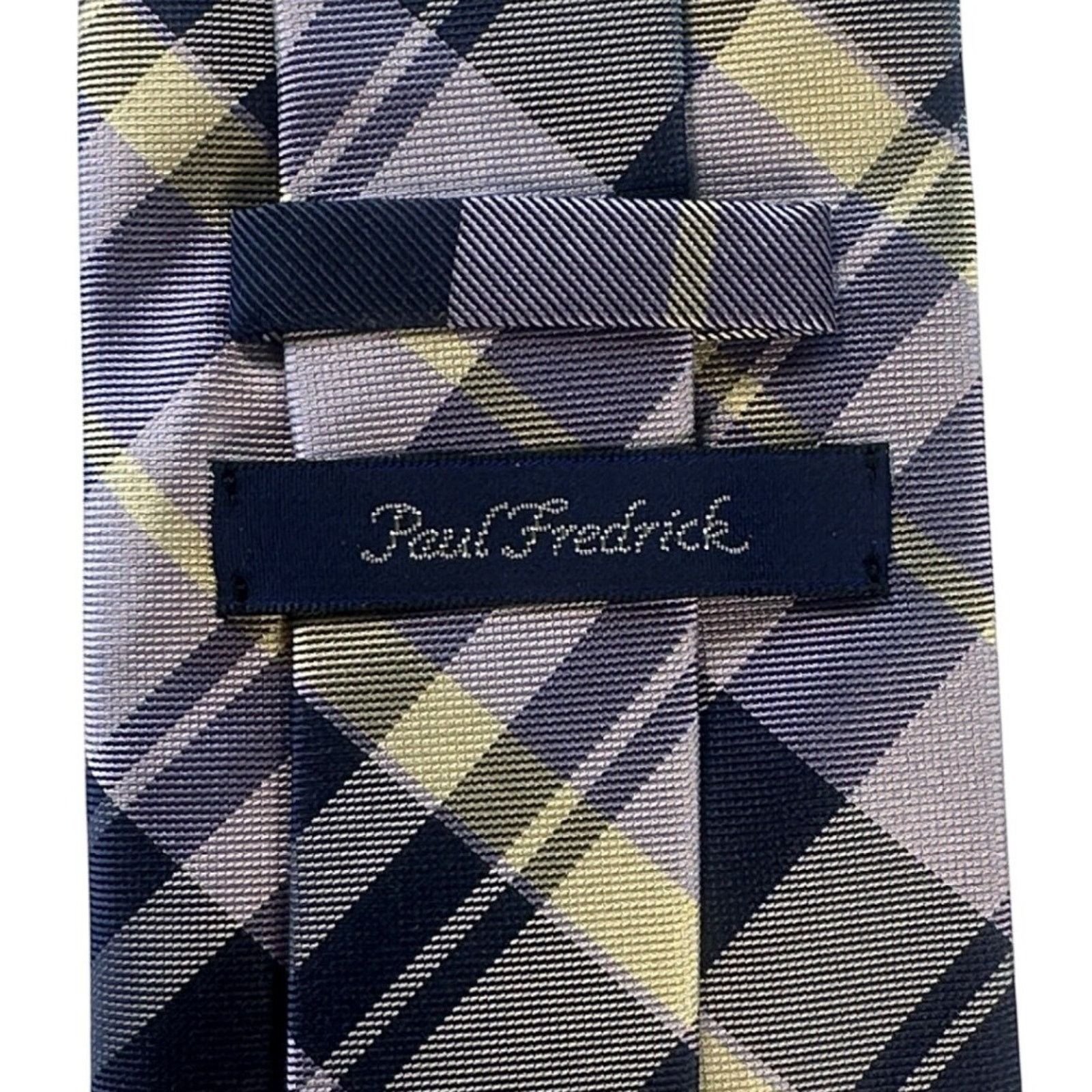 Paul Frederick Paul Frederick Plaid 100% Italian Silk Tie Made in USA NWT Size ONE SIZE - 4 Thumbnail