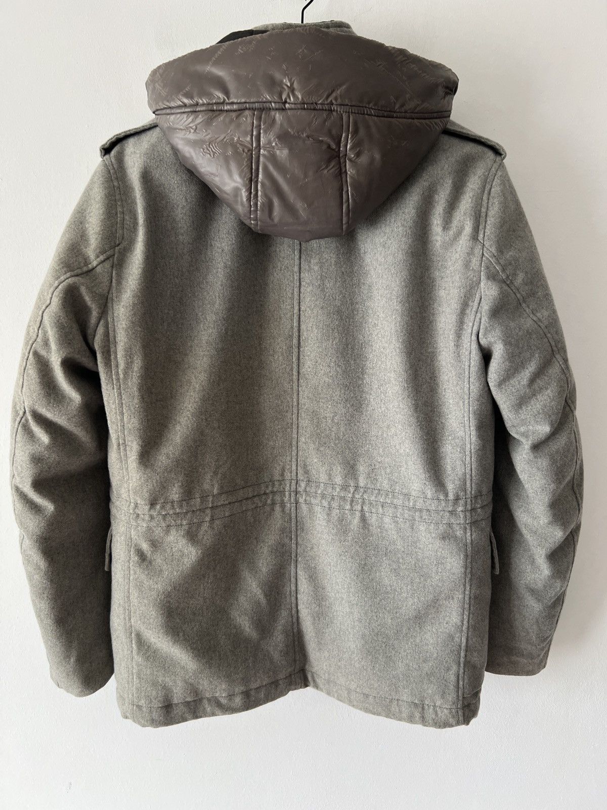 Stone Island 🔥🔥 Stone Island Grey Wool Blend Ice Jacket Size US M / EU 48-50 / 2 - 4 Thumbnail