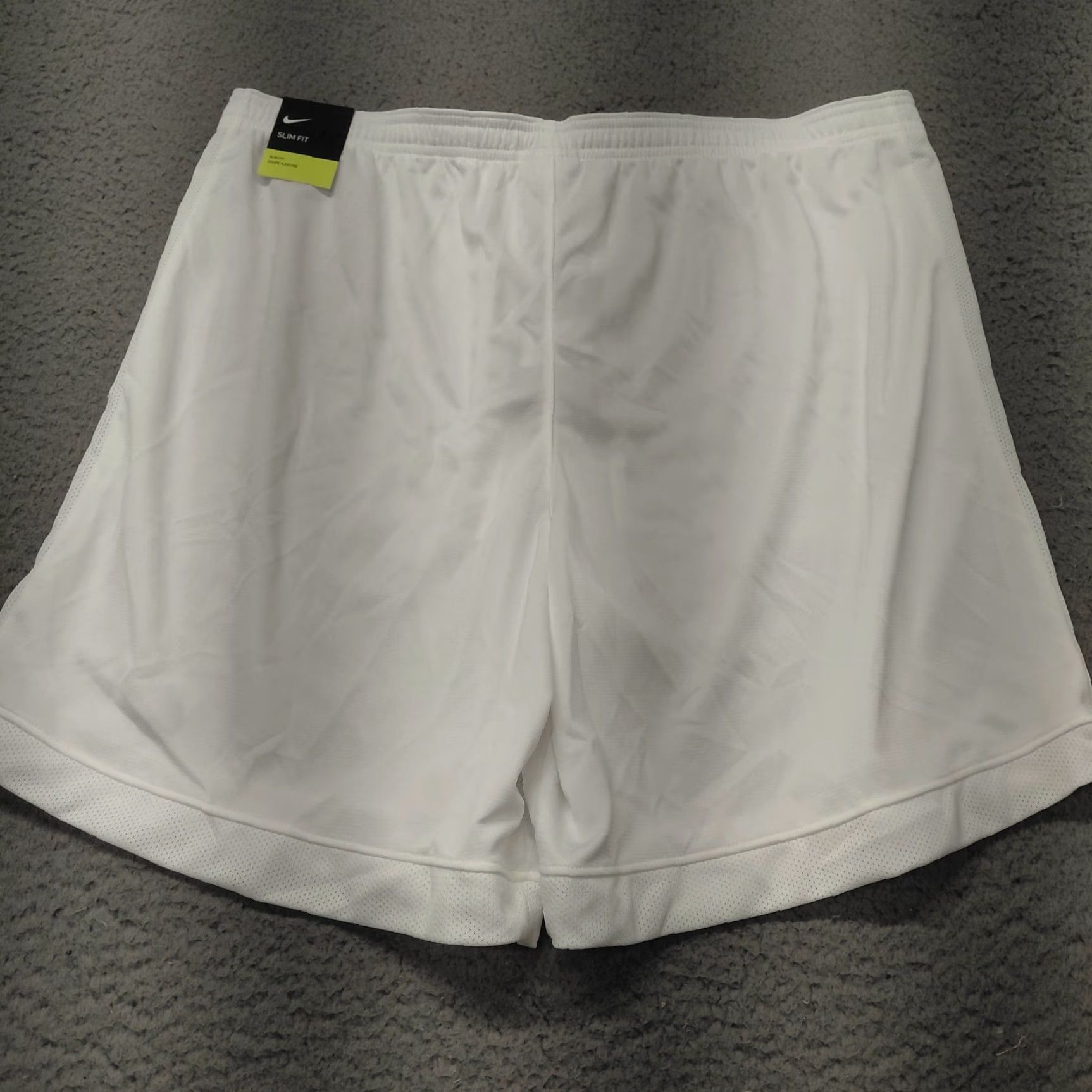 Nike Nike Dri Fit Academy Football Soccer Shorts Men XXL White AJ9994-101 New Size US 39 - 5 Thumbnail