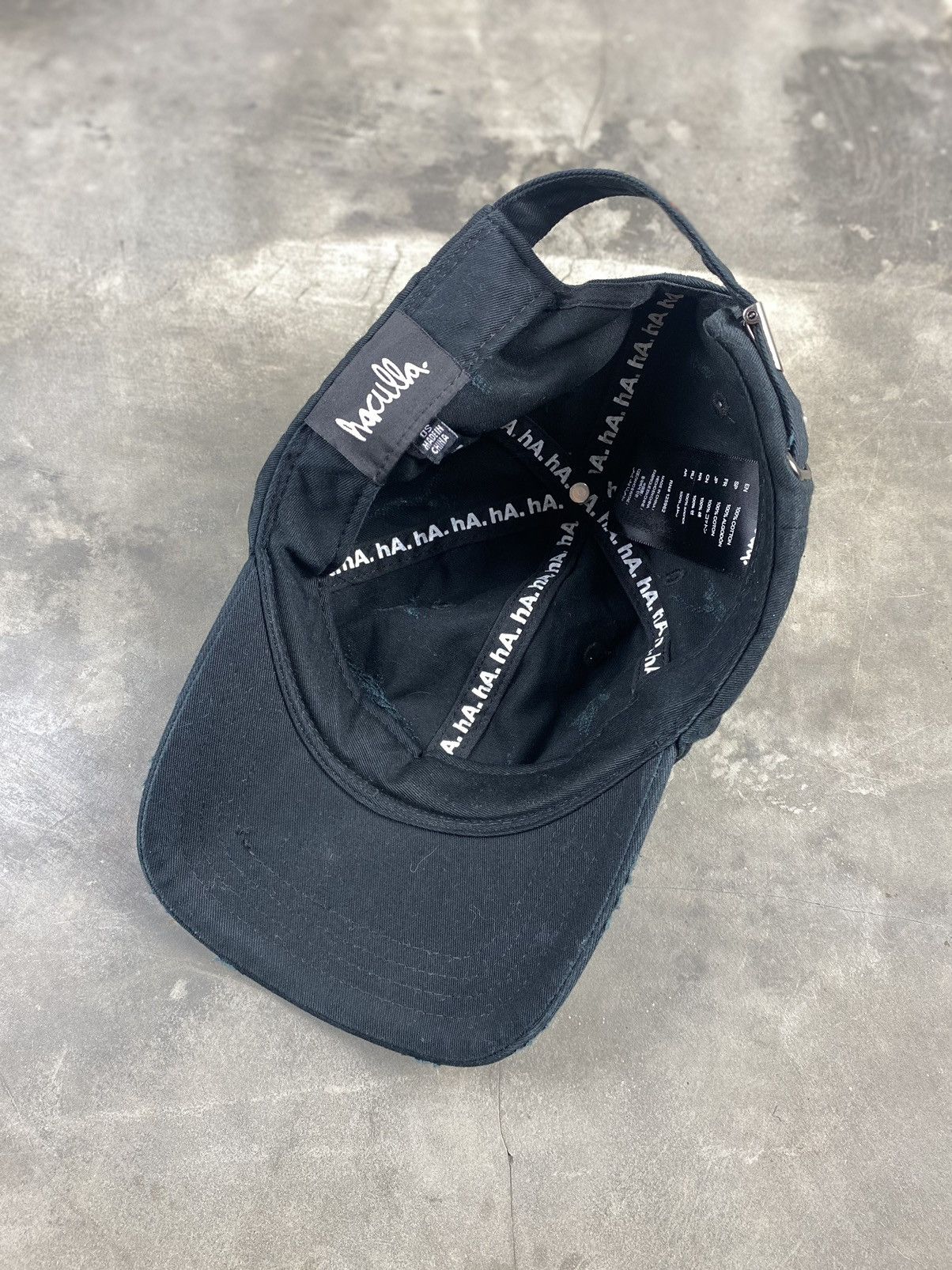 Haculla × Japanese Brand haculla ripped dad cap Size ONE SIZE - 5 Thumbnail