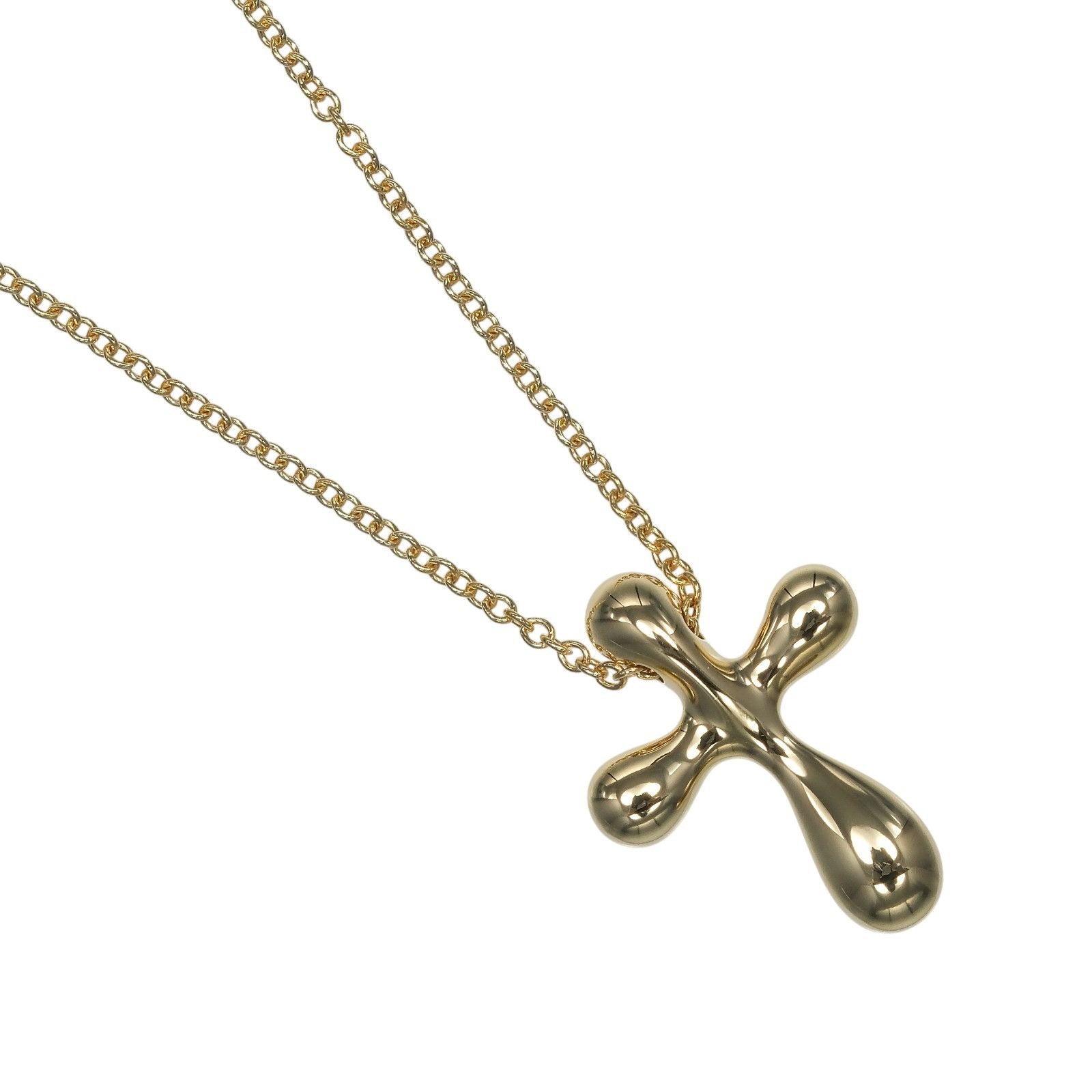 Tiffany & Co. Tiffany & Co. Tiffany & Co. Small Cross Au750 Necklace Precious Metal Necklace DUTY FREE for USA Size ONE SIZE - 1 Thumbnail