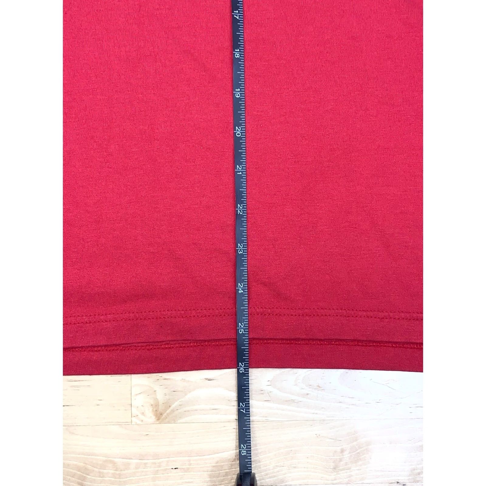 Hanes VINTAGE Hanes Polo Shirt Red Short Sleeve Mens L USA 3588 Size US L / EU 52-54 / 3 - 3 Thumbnail