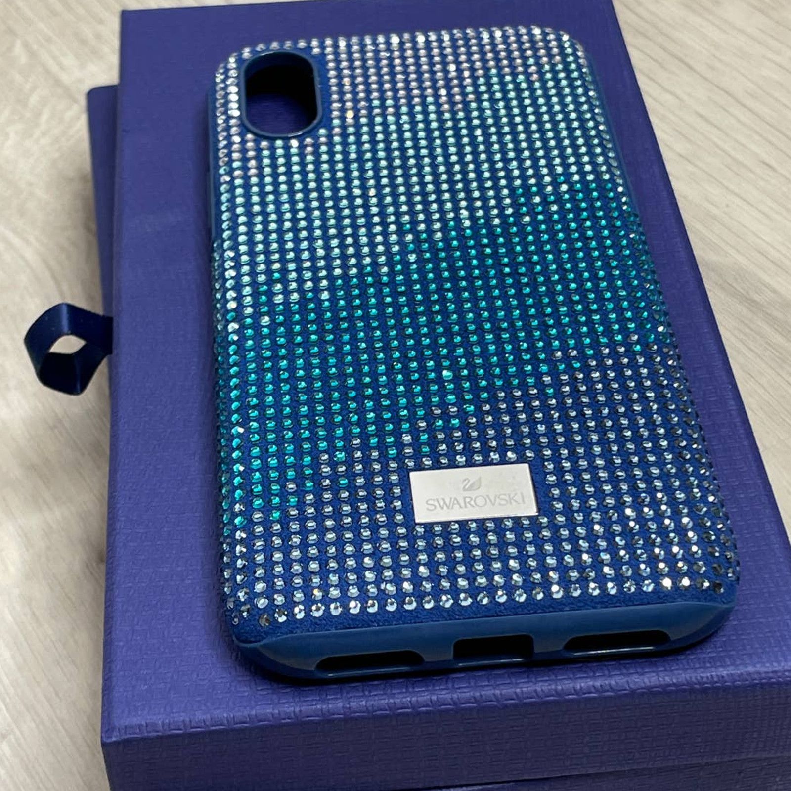 Swarovski Swarovski Crystalgram gradation of blue iPhone XS Max Case Size ONE SIZE - 4 Thumbnail