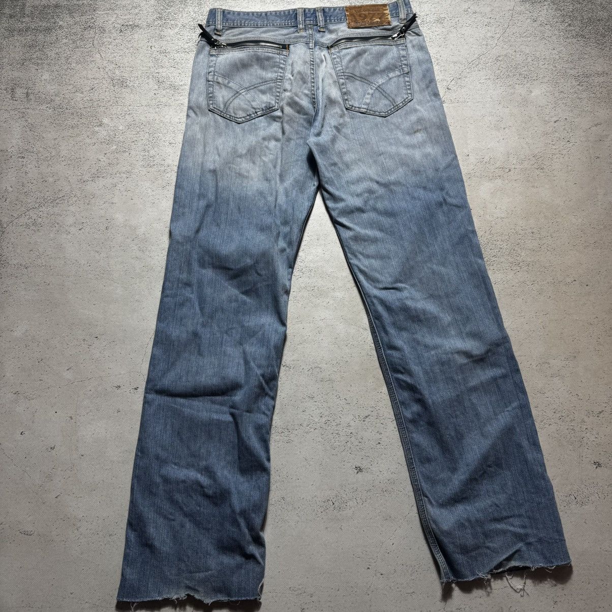Dolce & Gabbana vintage distressed baggy fit dolce gabbana jeans faded y2k Size US 33 - 11 Thumbnail