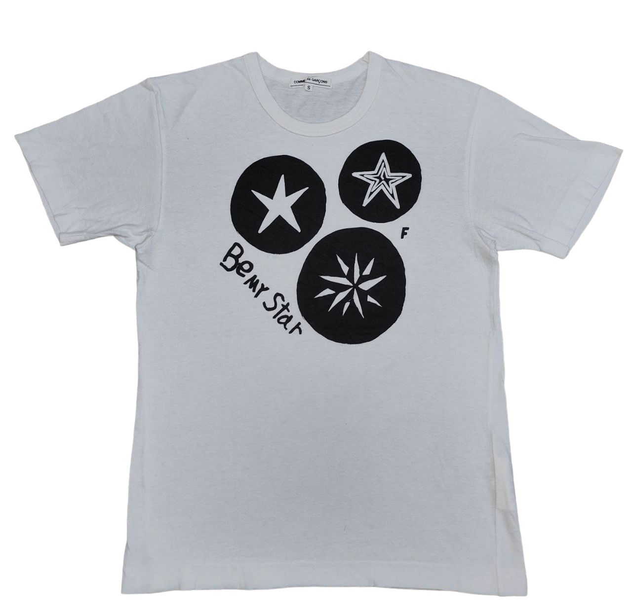 image of Cdg Cdg Cdg x Comme Des Garcons Cdg Be My Star T in Offwhite, Men's (Size Small)