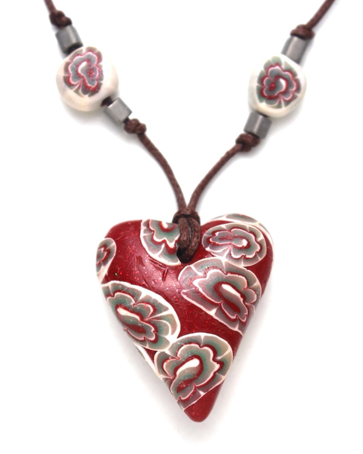Hysteric Glamour 2000S JAPANESE HANDMADE POLYMER CLAY HEART NECKLACE Size ONE SIZE - 2 Thumbnail
