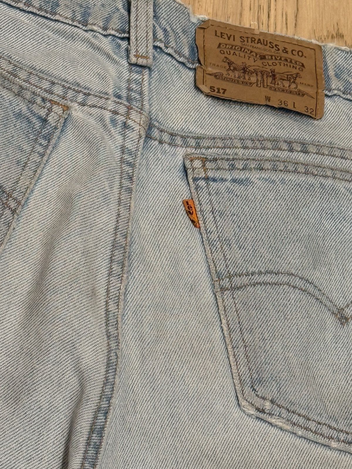 Levi's Vintage 1970/1980s Levi’s Orange Tab Bootcut Jeans Size US 32 / EU 48 - 9 Thumbnail