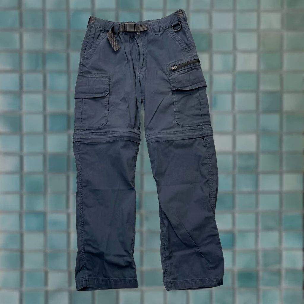 Vintage VINTAGE BC Clothing Pants Mens 30 Blue Convertible Cargo Pockets Stretch Belted Size US 30 / EU 46 - 1 Thumbnail