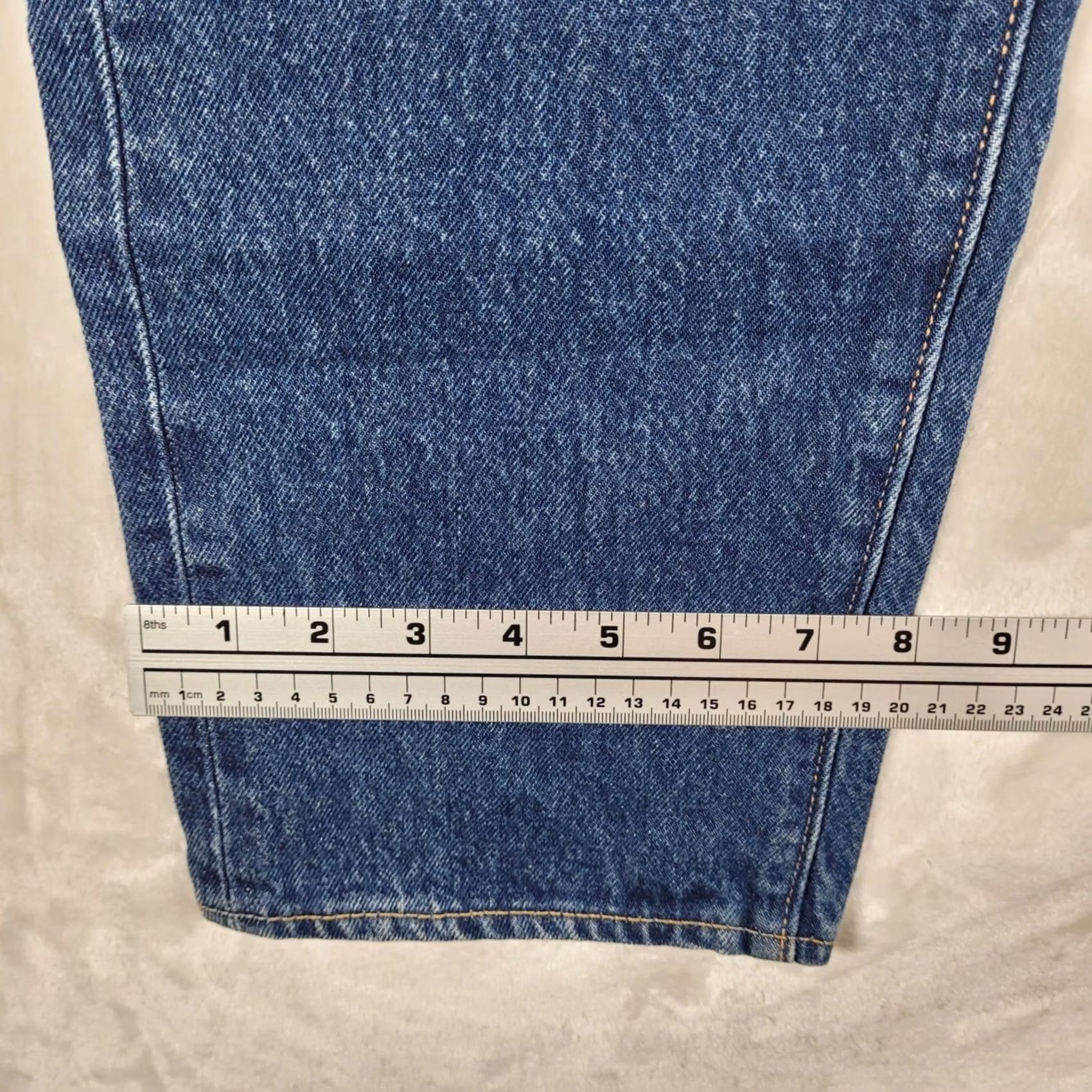 Levi's Levi's Made & Crafted 501 Jeans Men's 32x32 Blue Selvedge Denim LMC Straight Sample Size US 32 / EU 48 - 5 Thumbnail