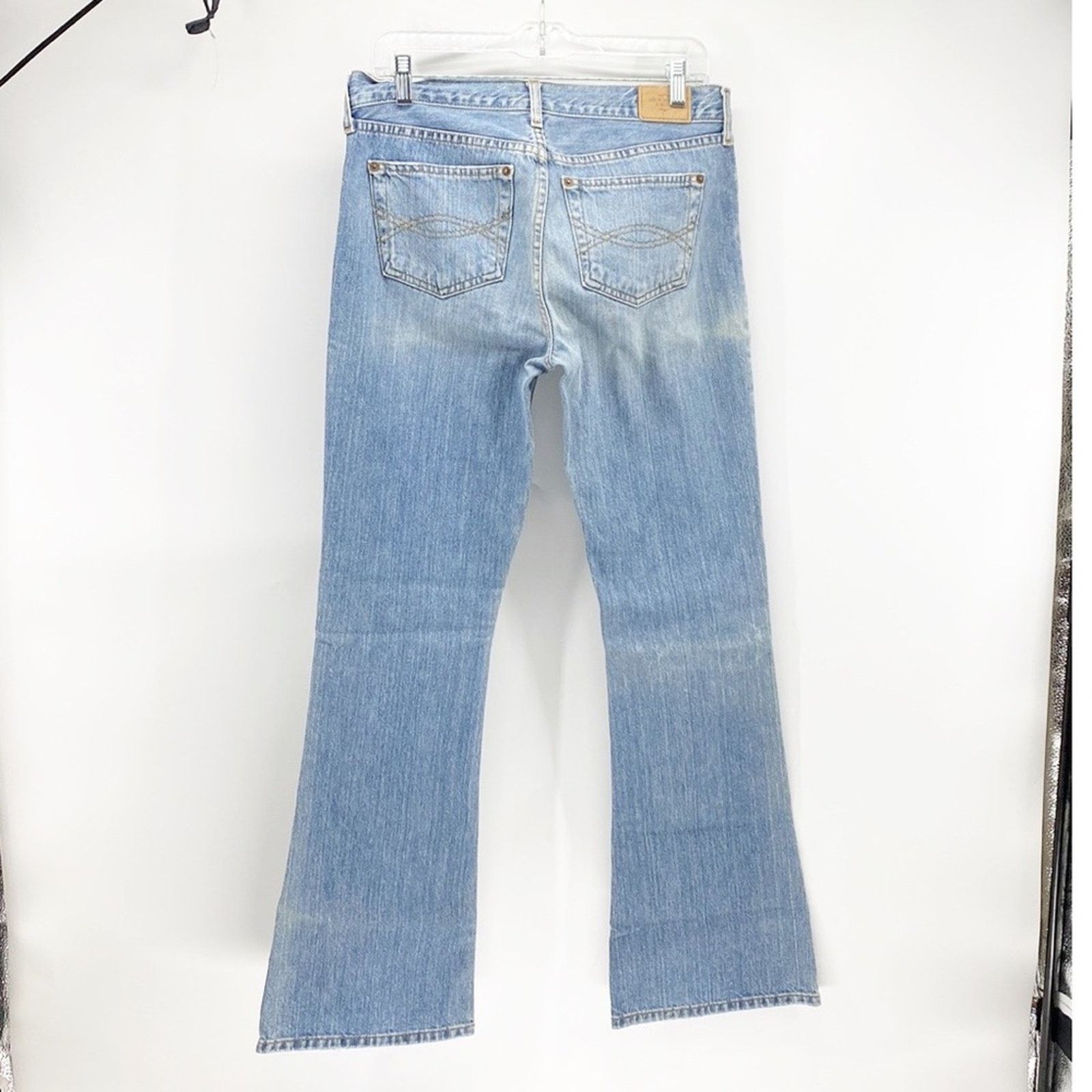 Abercrombie & Fitch Vintage Abercrombie & Fitch low rise flare leg Y2K jean sz 6 Size 28" / US 6 / IT 42 - 6 Thumbnail