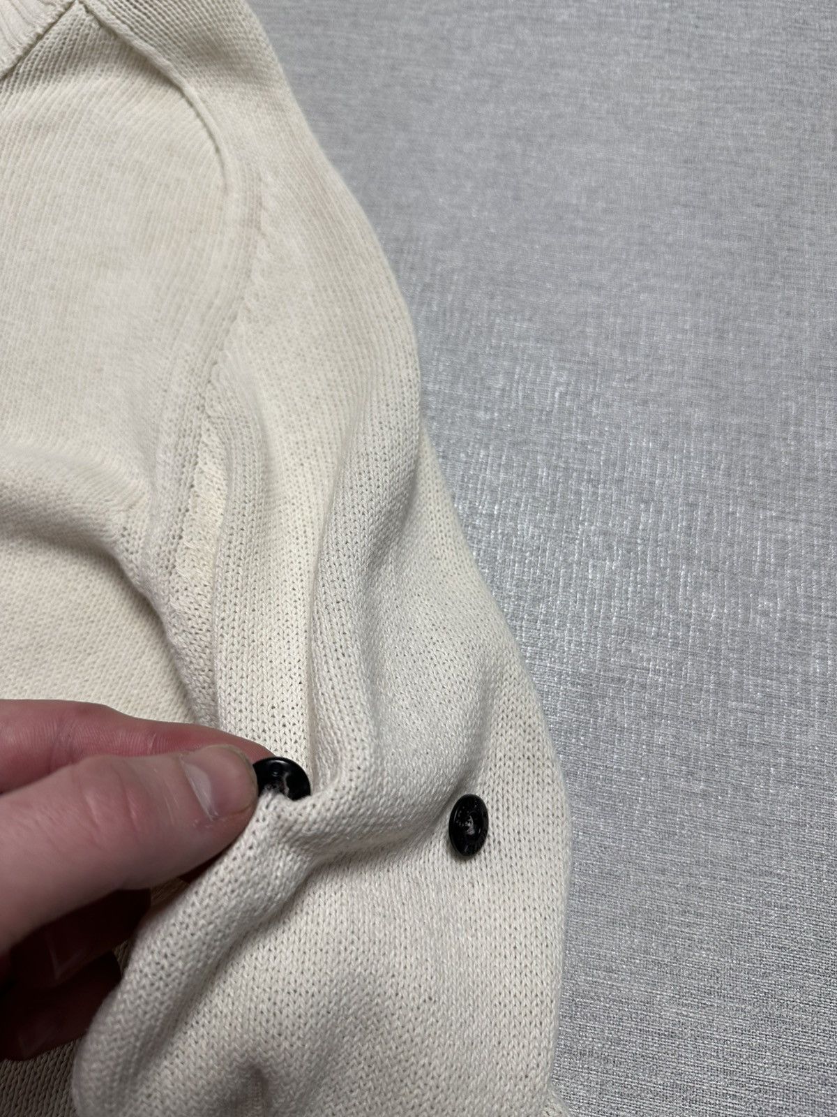 Vintage Stone Island Vintage 1/4 zip Knit Sweater Size US M / EU 48-50 / 2 - 8 Thumbnail