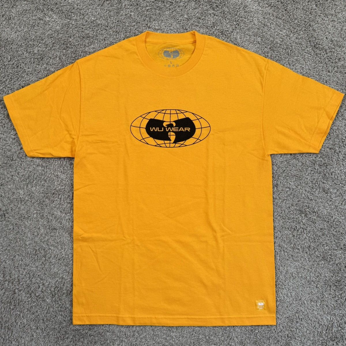 Wu-Tang Clan 🔴Wu-Wear Shirt Size Large WuTang Yellow Rza Gza Wu-Tang Clan Size US L / EU 52-54 / 3 - 1 Thumbnail