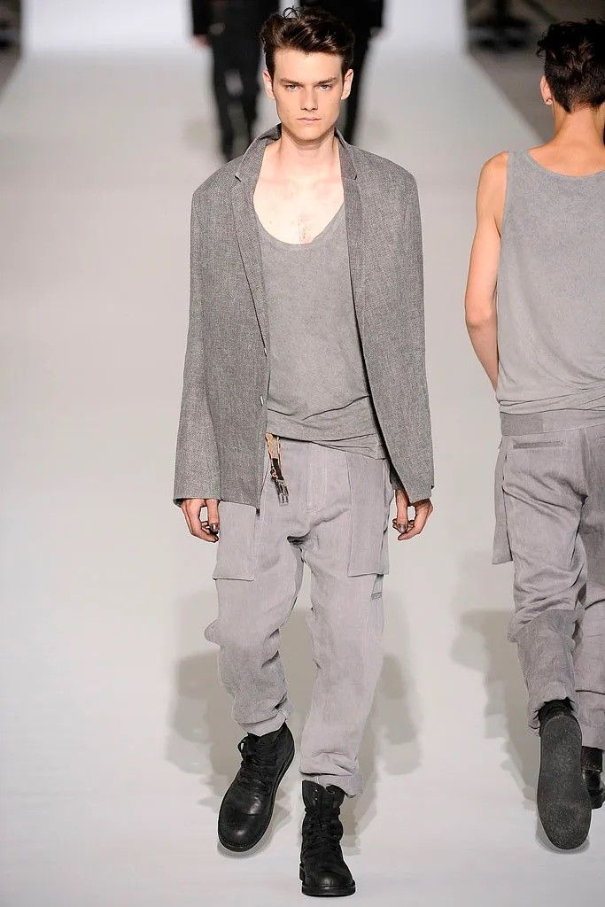 Kris Van Assche Kris Van Assche 2011SS Fly Front Linen Jacket Size US S / EU 44-46 / 1 - 1 Thumbnail