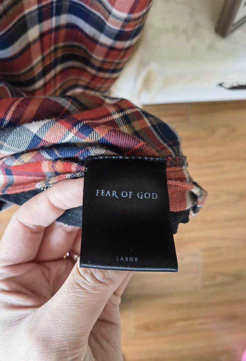 Fear of God Fear of God Red plaid shoulder shirt Size US L / EU 52-54 / 3 - 4 Thumbnail