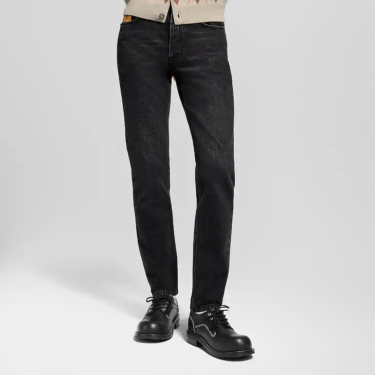 Louis Vuitton Slim Fit Denim Trousers Size US 30 / EU 46 - 2 Thumbnail