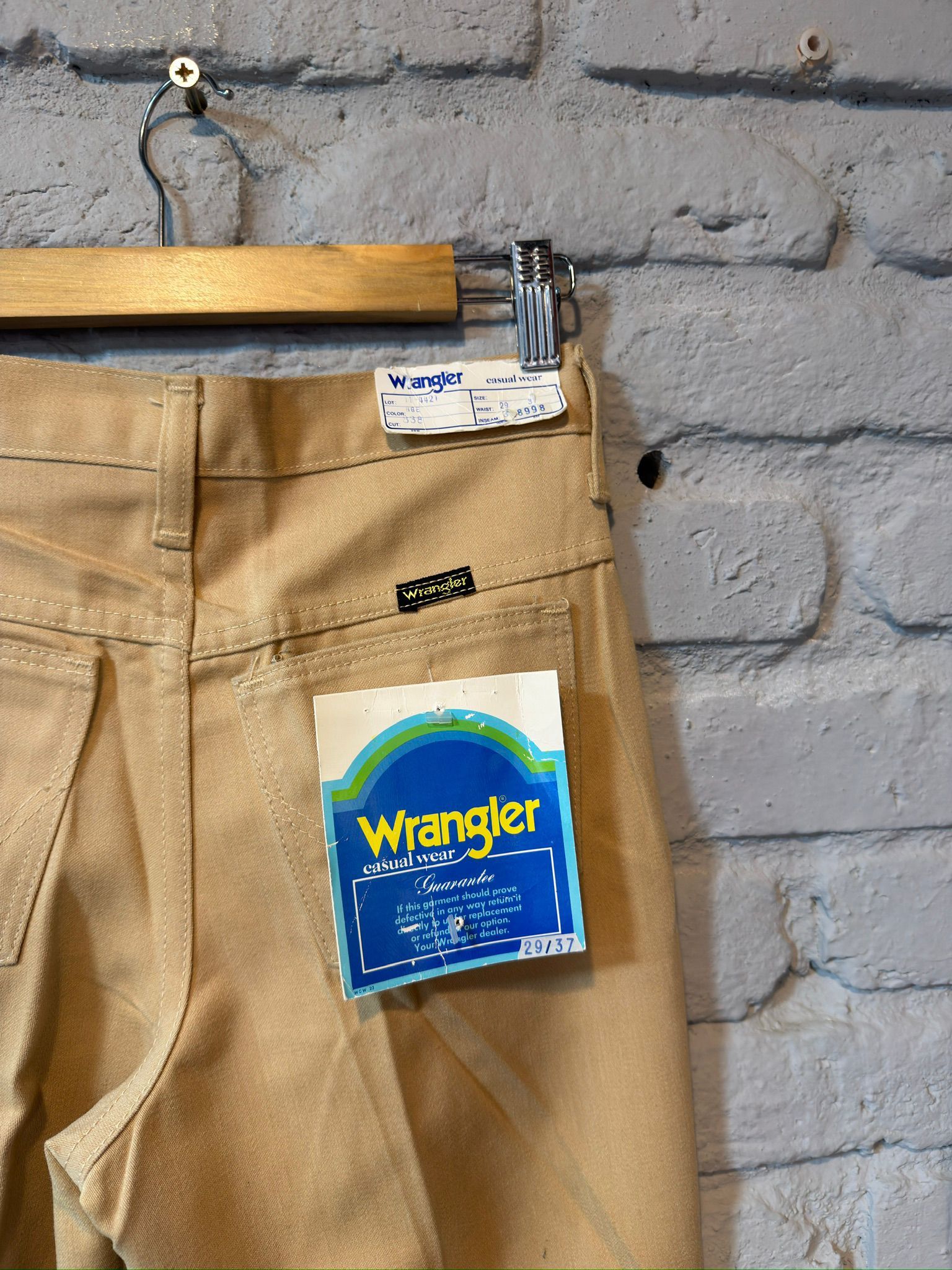 Wrangler Vintage 70s Wrangler Blue Bell bell bottoms deadstock pants Size 29" - 9 Thumbnail
