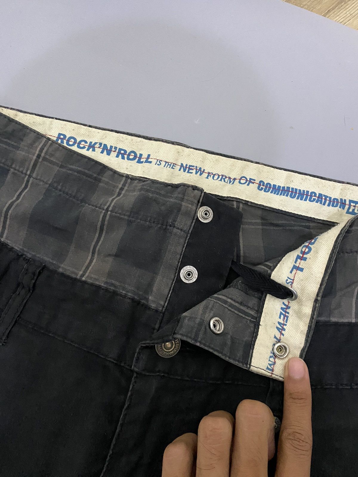 If Six Was Nine × Le Grande Bleu (L.G.B.) × PPFM 💥Double Waist💥Ppfm Rock n Roll Pants Size US 31 - 11 Thumbnail