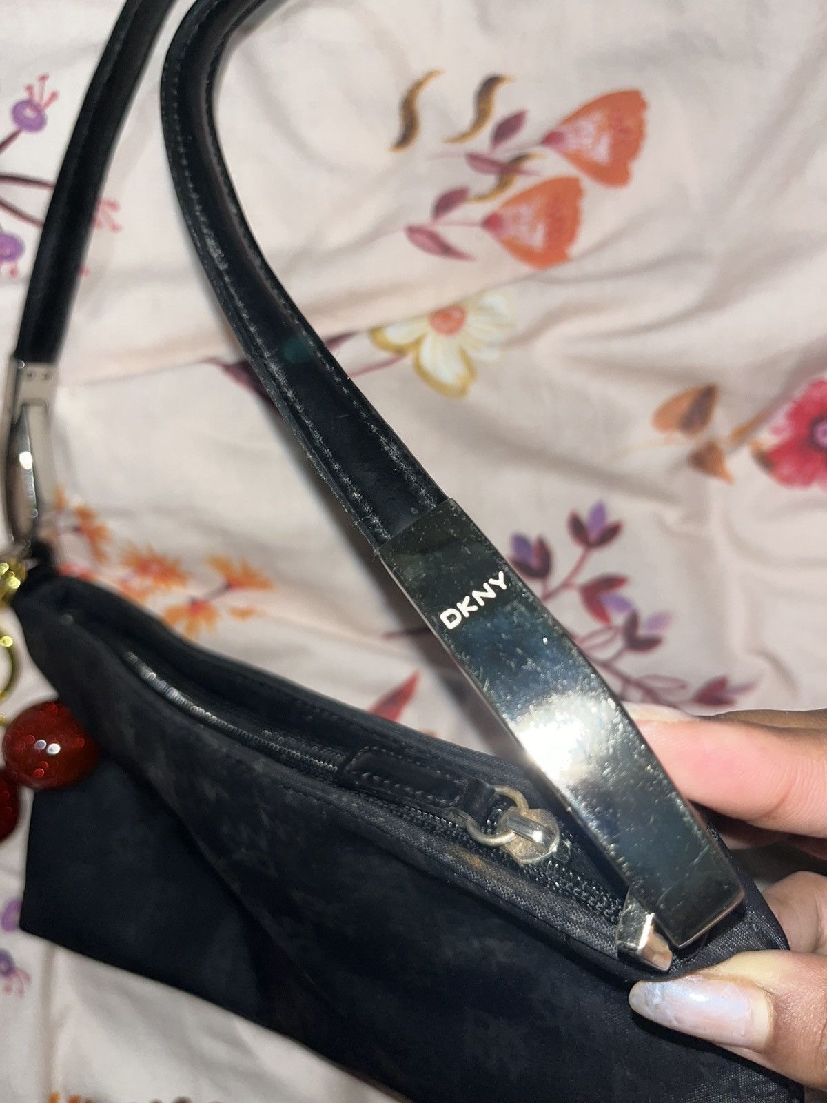 DKNY DKNY black monogram shoulder bag Size ONE SIZE - 2 Thumbnail