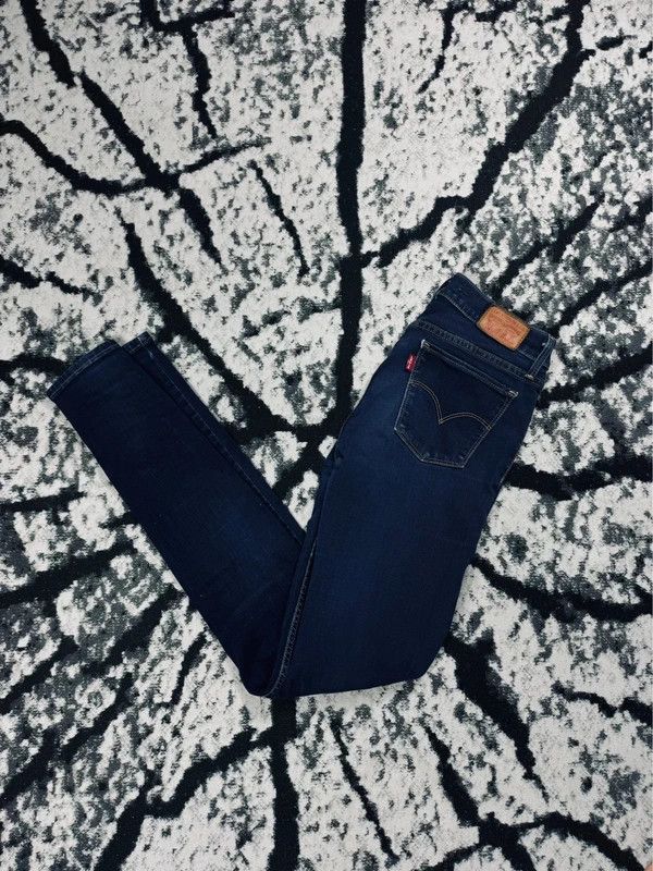 Levi's Levis 710 super skinny jeans 27 blue Size 27" / US 4 / IT 40 - 1 Thumbnail