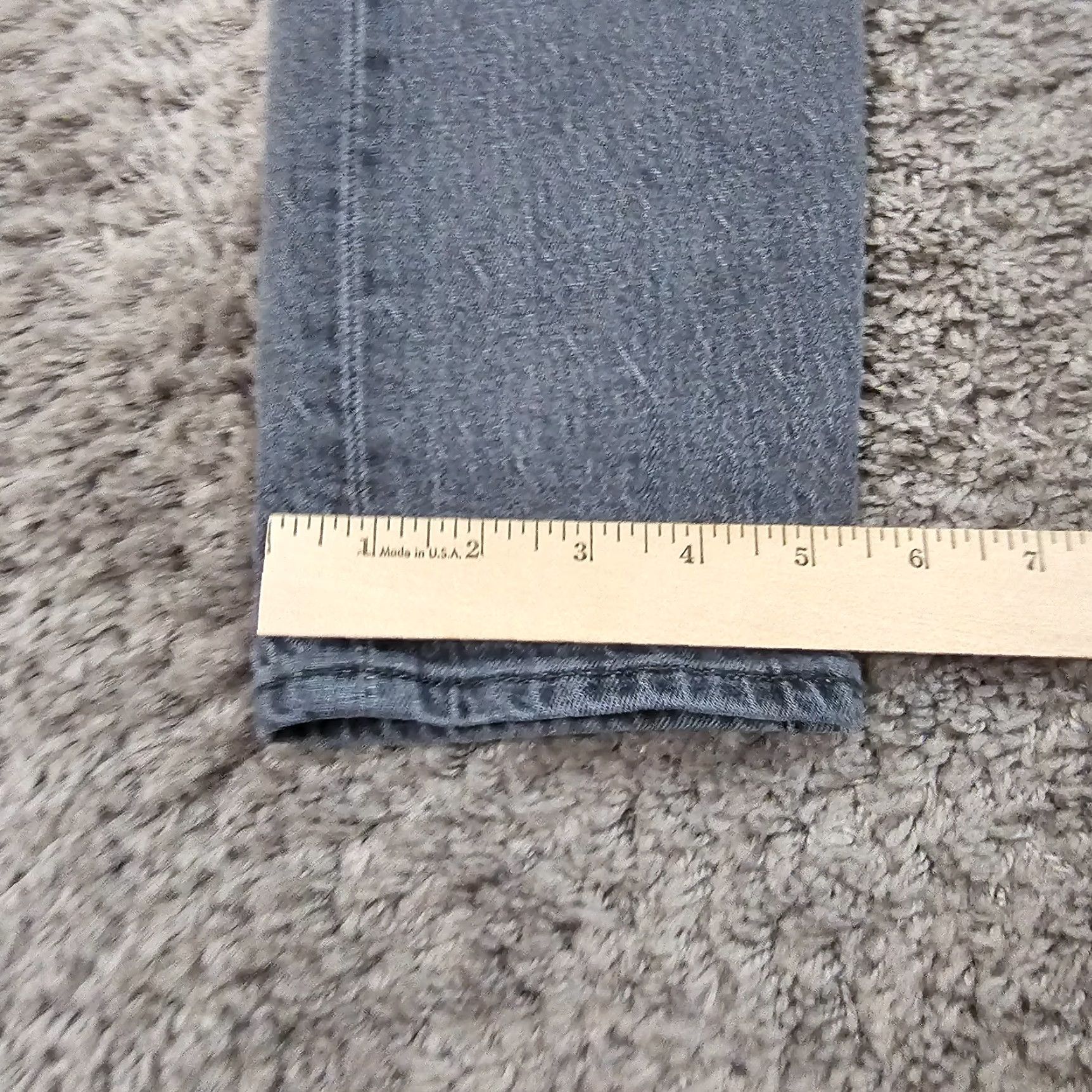 Levi's VINTAGE Levi's Womens Jeans Ankle Stretch 26 Gray High Rise Button Fly Icon Fit 90s Womens Size 25" / US 0 / IT 36 - 7 Thumbnail