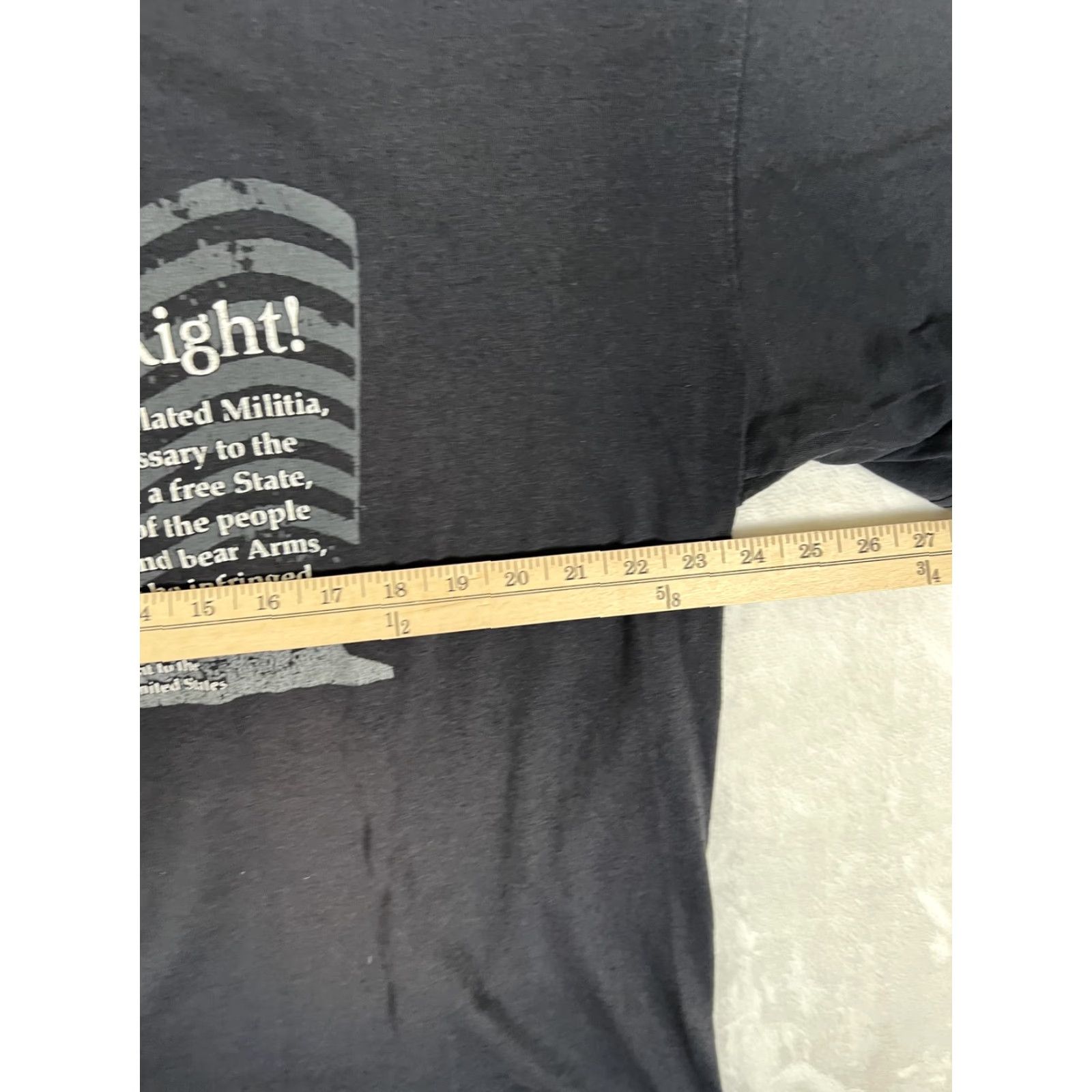 Rothco Rothco T-Shirt Mens 2XL Black Second Amendment Patriotic USA Flag Graphic Size US XXL / EU 58 / 5 - 7 Thumbnail