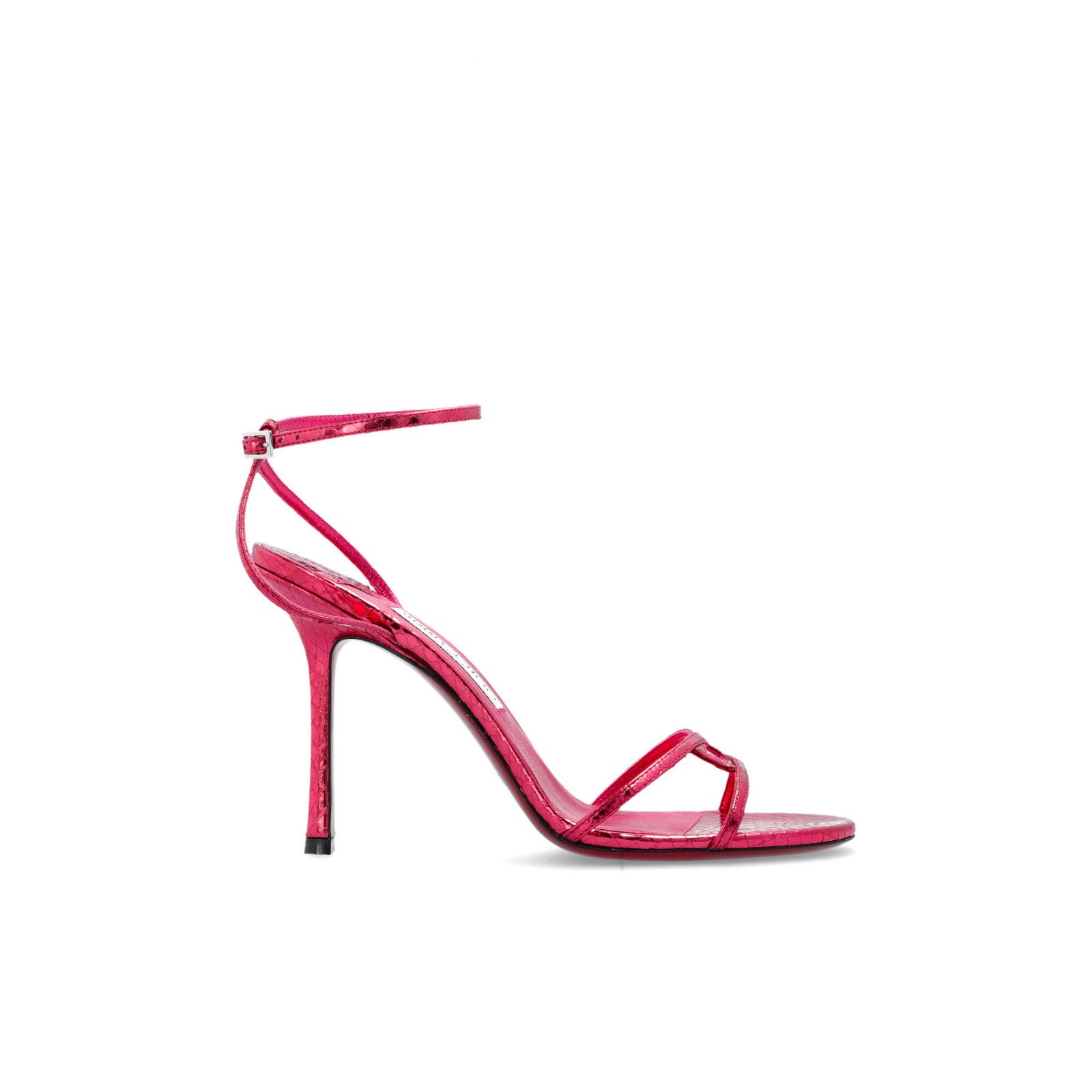 JIMMY CHOO '1998 LEO' Pink Heeled Sandals New & Authentic (W
