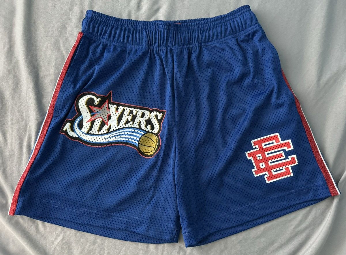 Eric emanuel shorts EE on sale 76ers