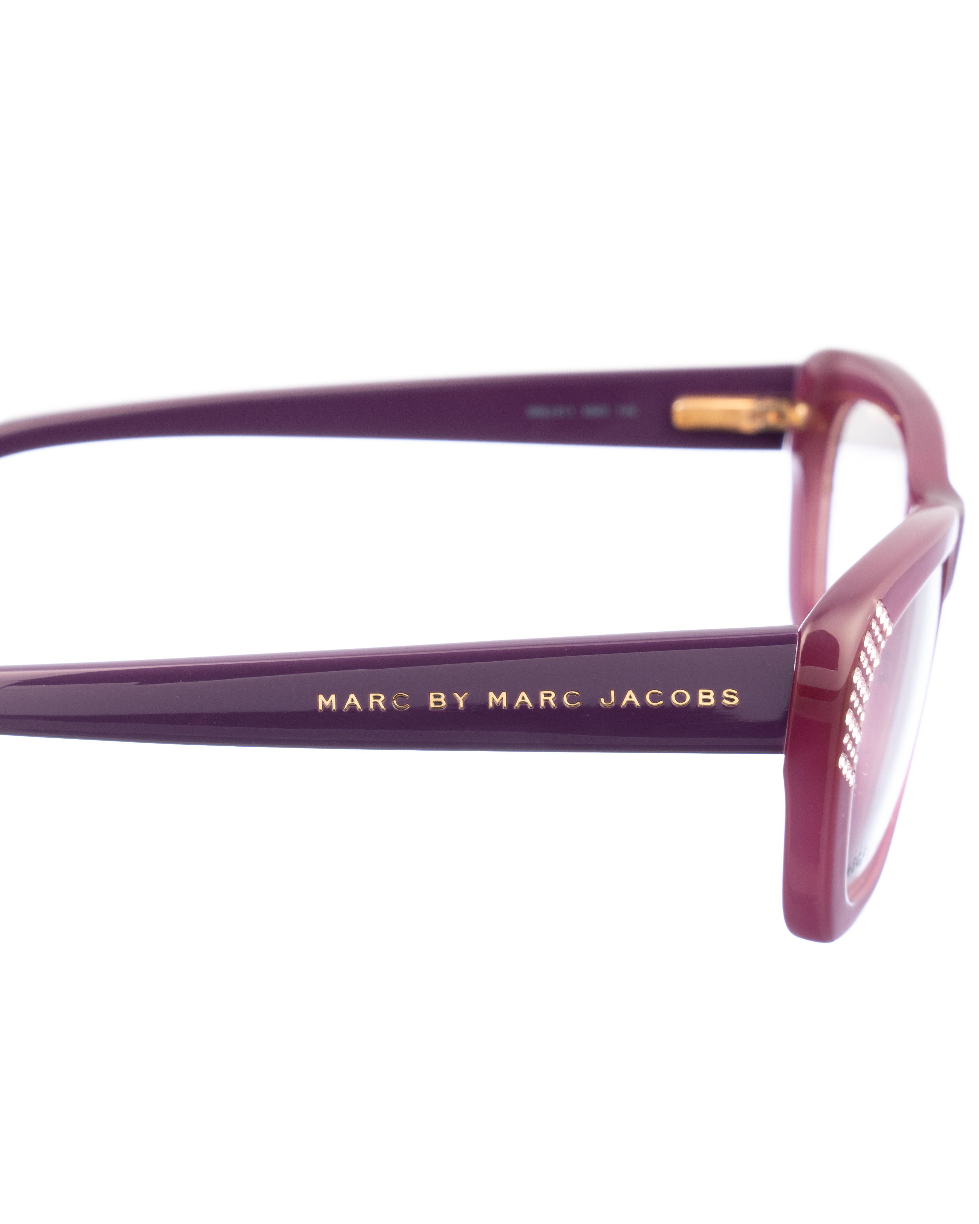 Marc by Marc Jacobs Marc by Marc Jacobs 00s Violet Cat-Eye Glasses Size ONE SIZE - 3 Thumbnail