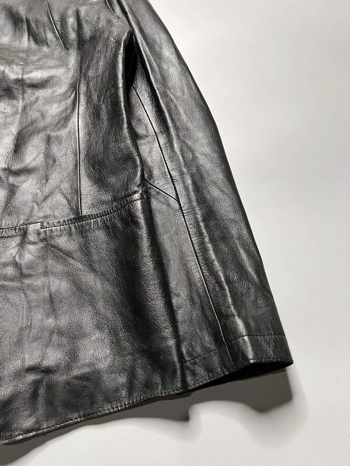 MASAHIROMARUYAMA Nude Masahiko Maruyama Goat Leather Paneled Jacket Size US M / EU 48-50 / 2 - 4 Thumbnail
