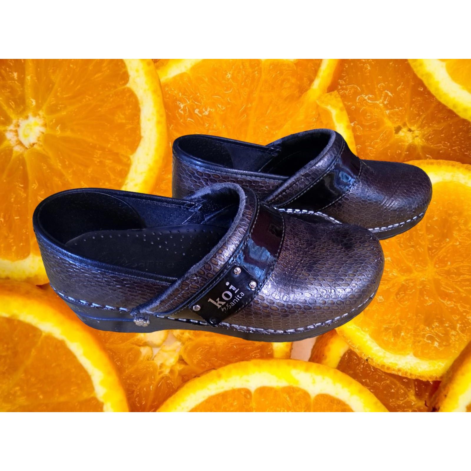 Other Sanita Koi Brown and Black Danish Clogs Size 38 Size ONE SIZE - 3 Thumbnail