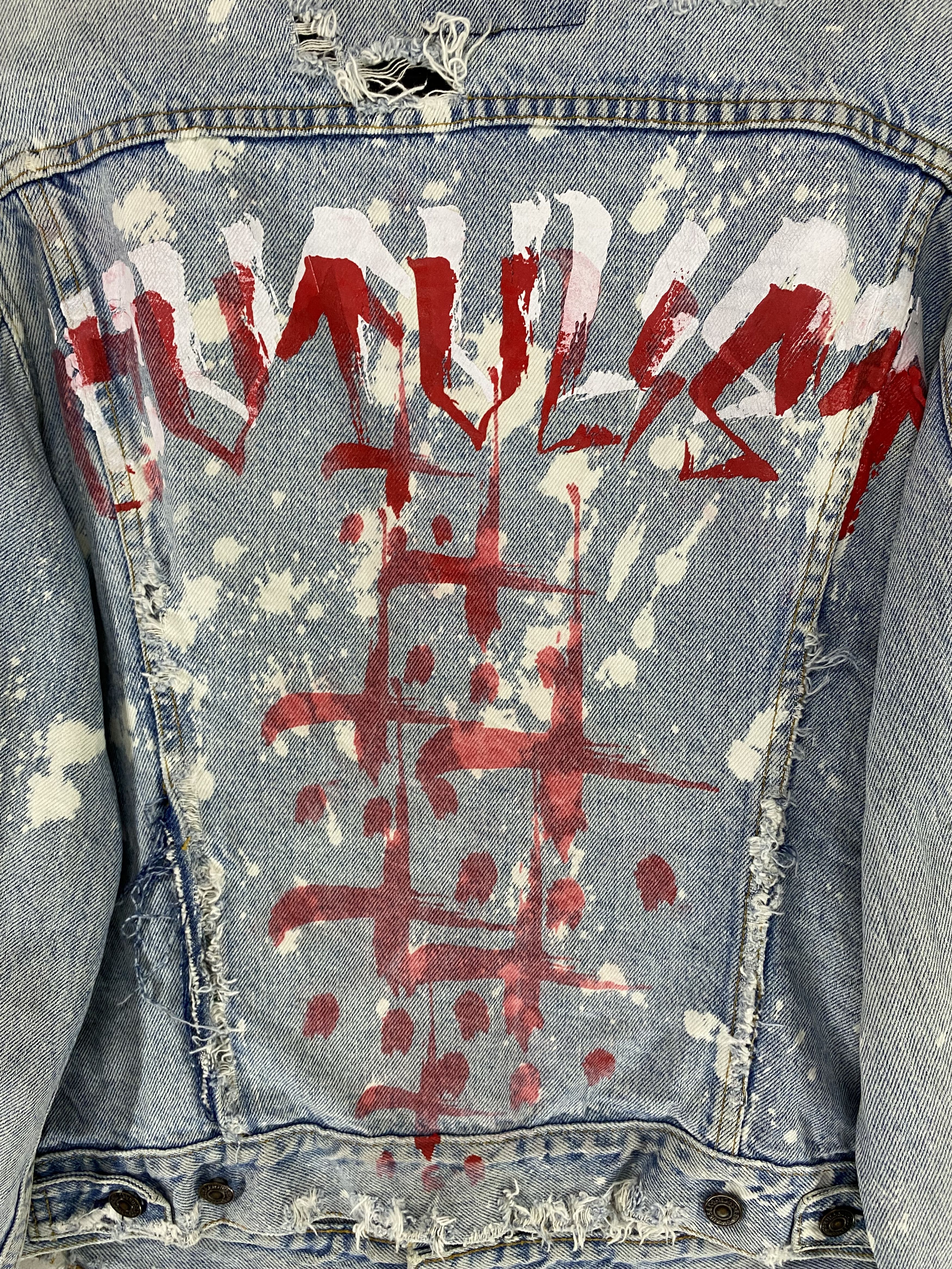 Designer CTLS very special only one rework vintage levis jacket Size US M / EU 48-50 / 2 - 10 Thumbnail