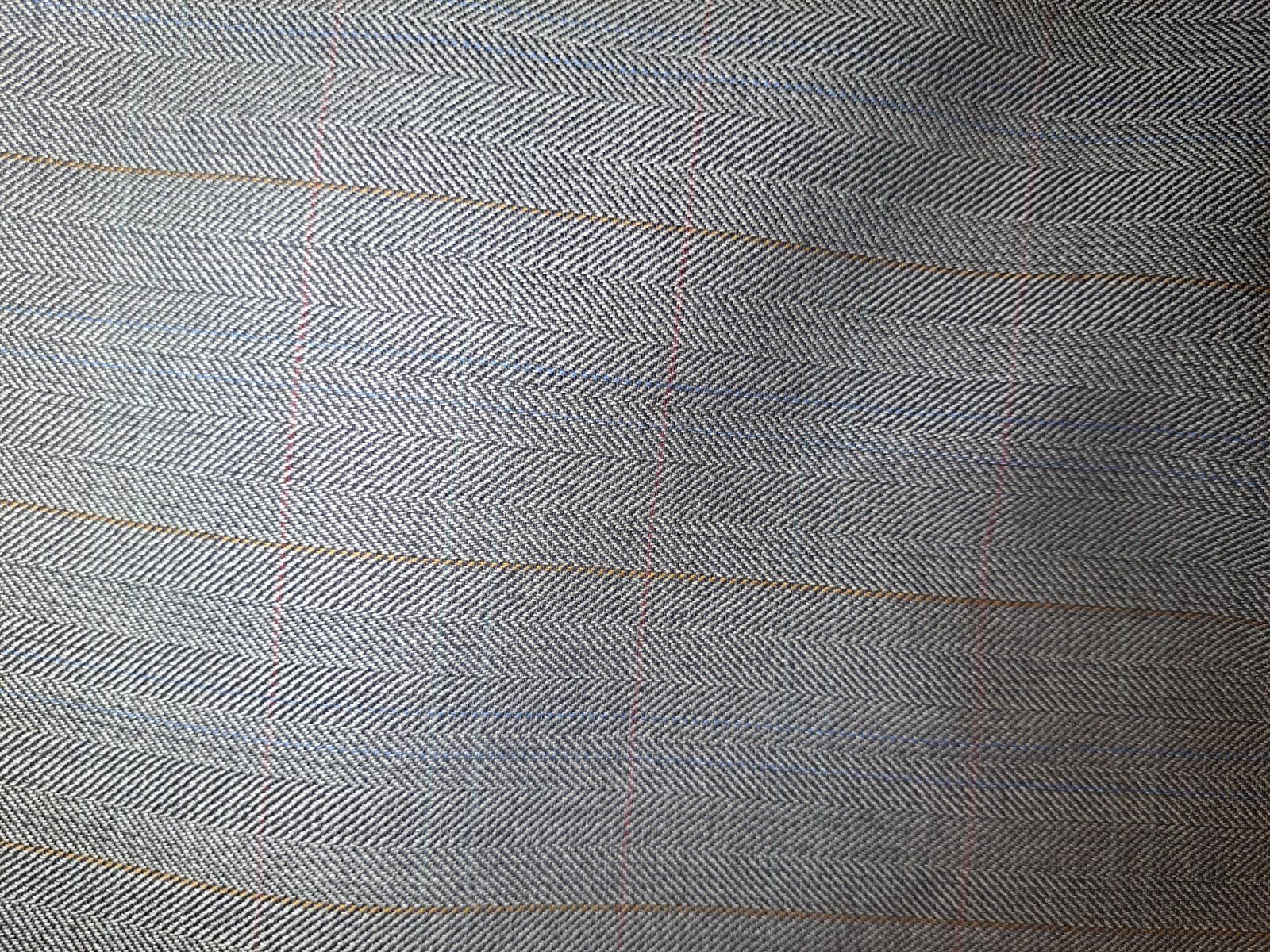 Polo Ralph Lauren Chaps Ralph Lauren Sport Coat Mens 48R Gray Herringbone Wool Size 48R - 7 Thumbnail