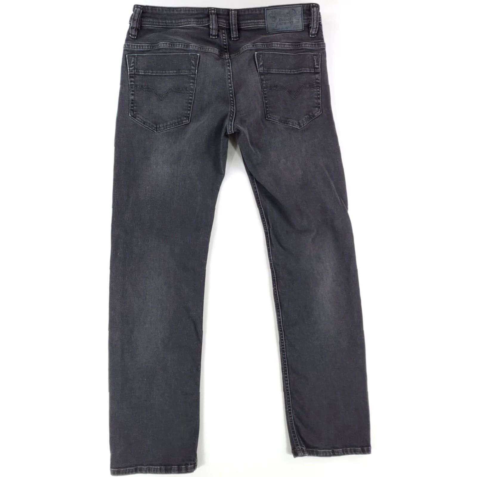 Diesel Diesel Safado-R Regular Slim Straight Black Mens 33 x 31 Slim Straight Jeans Mens 33 Black Size US 33 - 5 Thumbnail