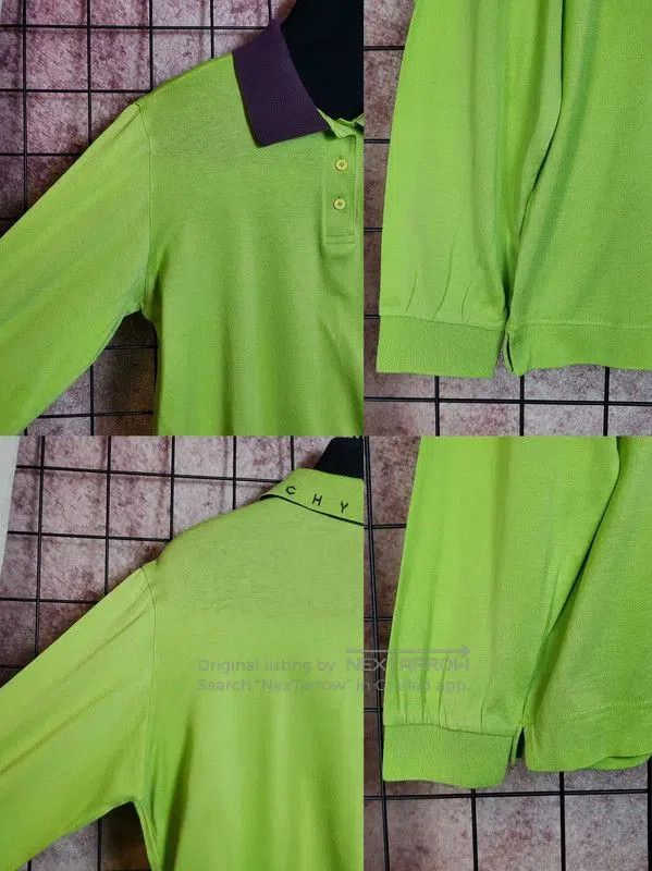 Givenchy Givenchy Green Embroidered Long Sleeve T-Shirt . Size L / US 10 / IT 46 - 7 Thumbnail