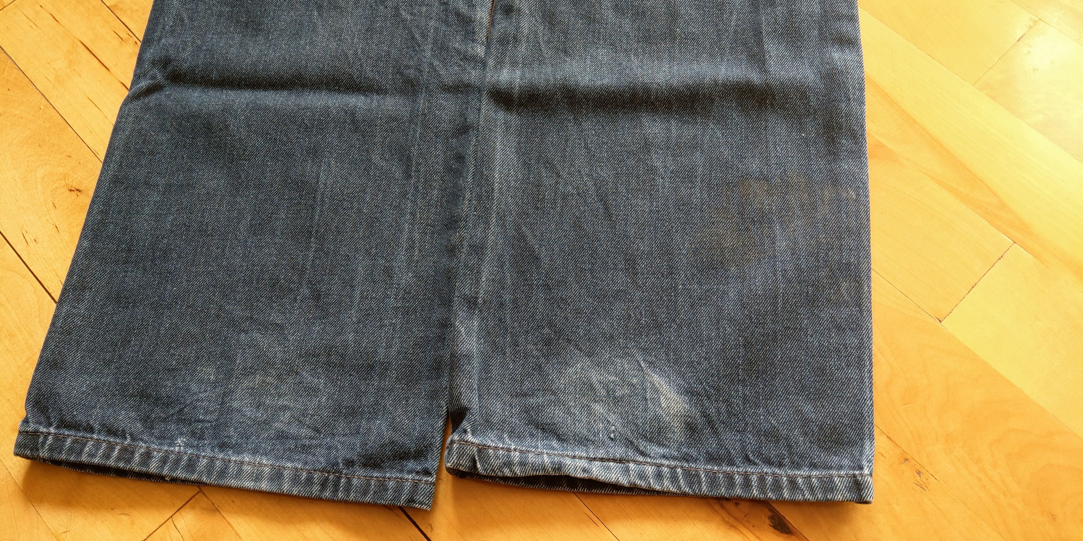 Vintage Skinny Baggy Stacked Pants Flared Alt Neo Denim Goth 33 Size US 33 - 13 Thumbnail