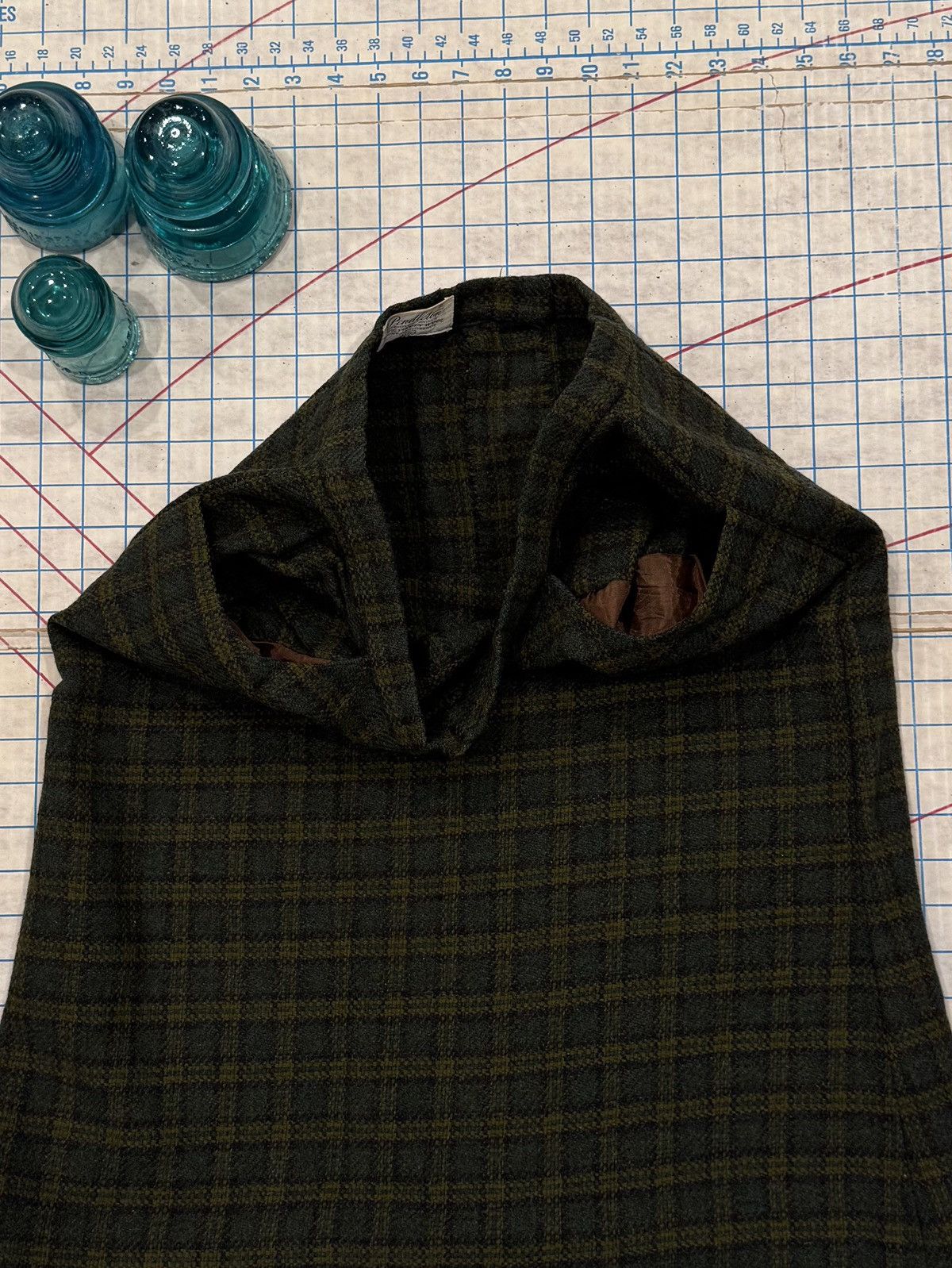Pendleton Vintage Pendleton Wool Plaid Skirt Size 16 Made in USA Green Size 38" / US 16 / IT 52 - 4 Thumbnail