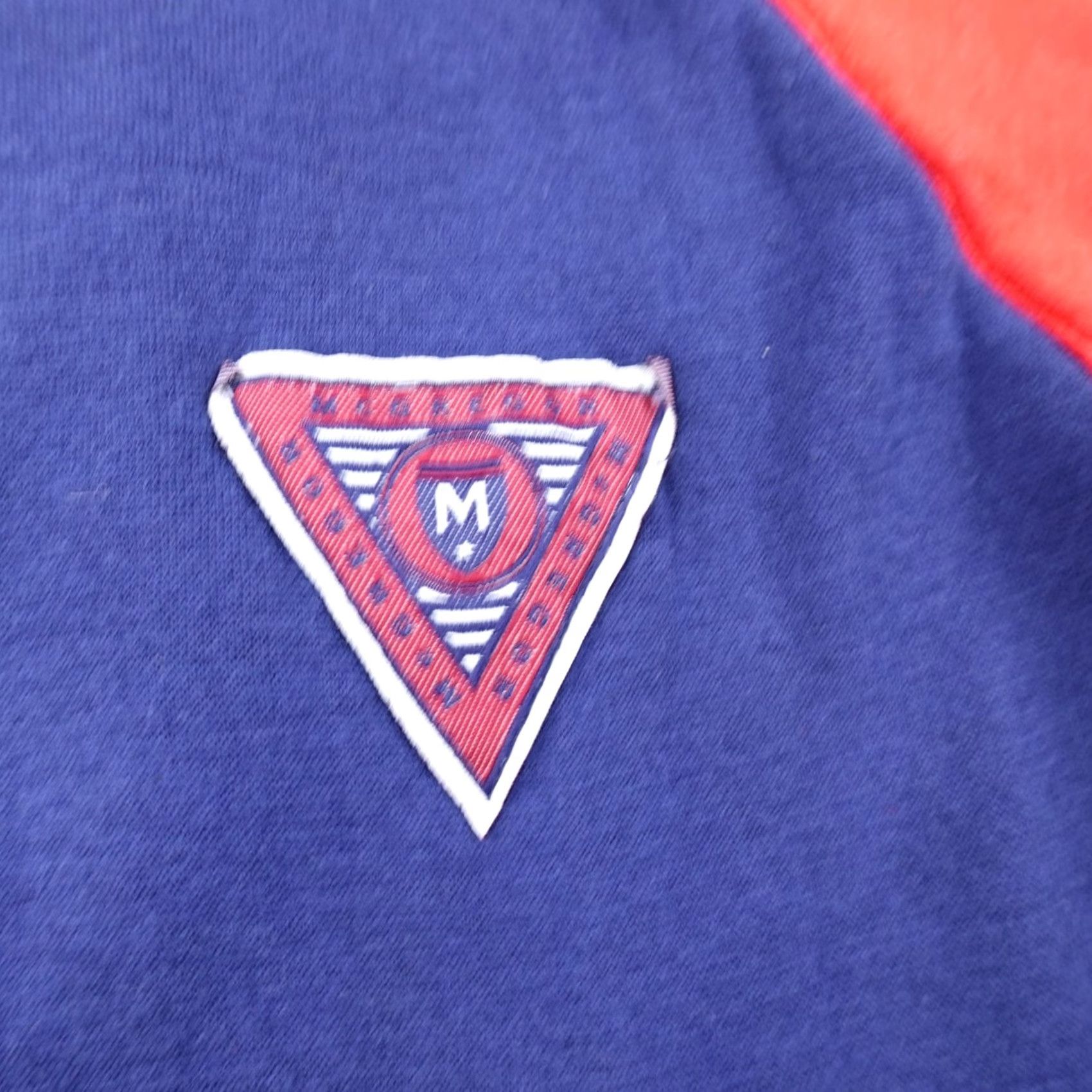 McGregor VINTAGE McGregor Sweater Mens L Red White Blue Outdoor Zip Hoodie Pullover Knit with Pockets, 1/4 Zip, Thermal, 3-Season Wear, Casual Mens Size US L / EU 52-54 / 3 - 2 Thumbnail