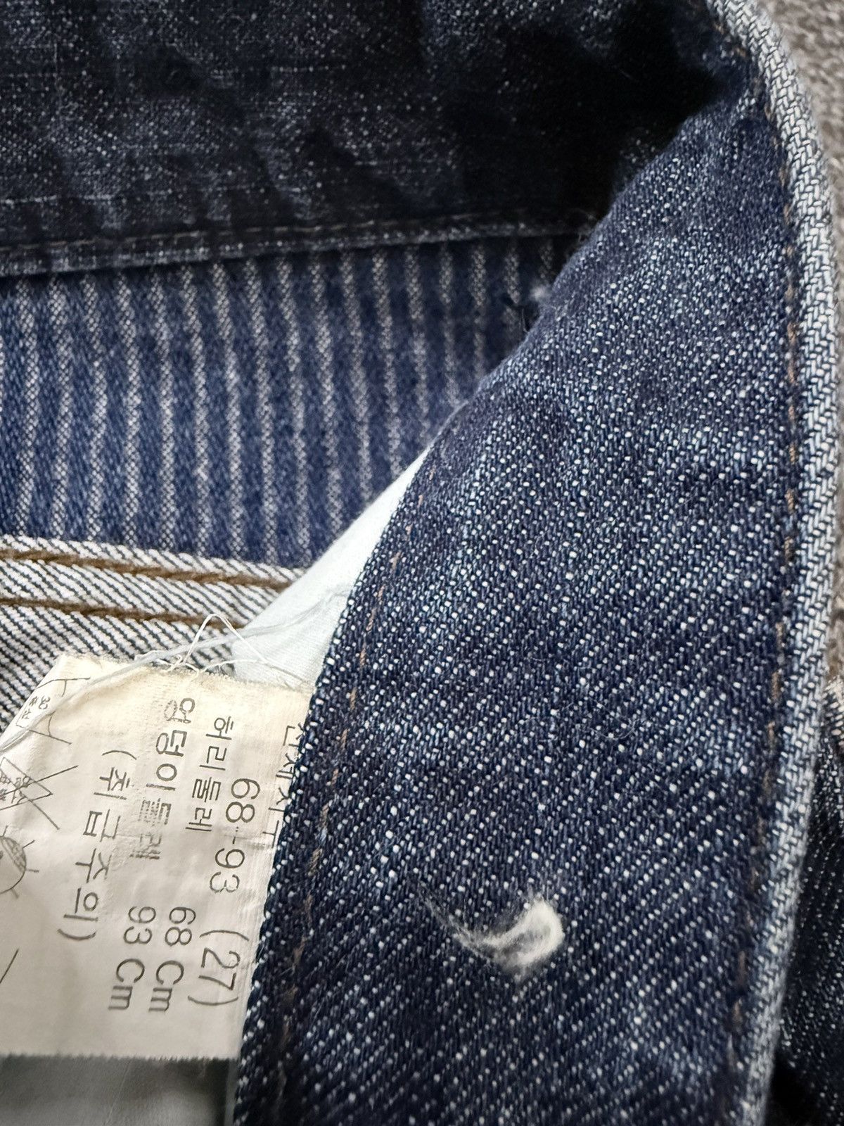 Fashion Victim Archive Japanese Denim Thinun Distressed Grunge Y2K Jeans Size US 30 / EU 46 - 17 Thumbnail