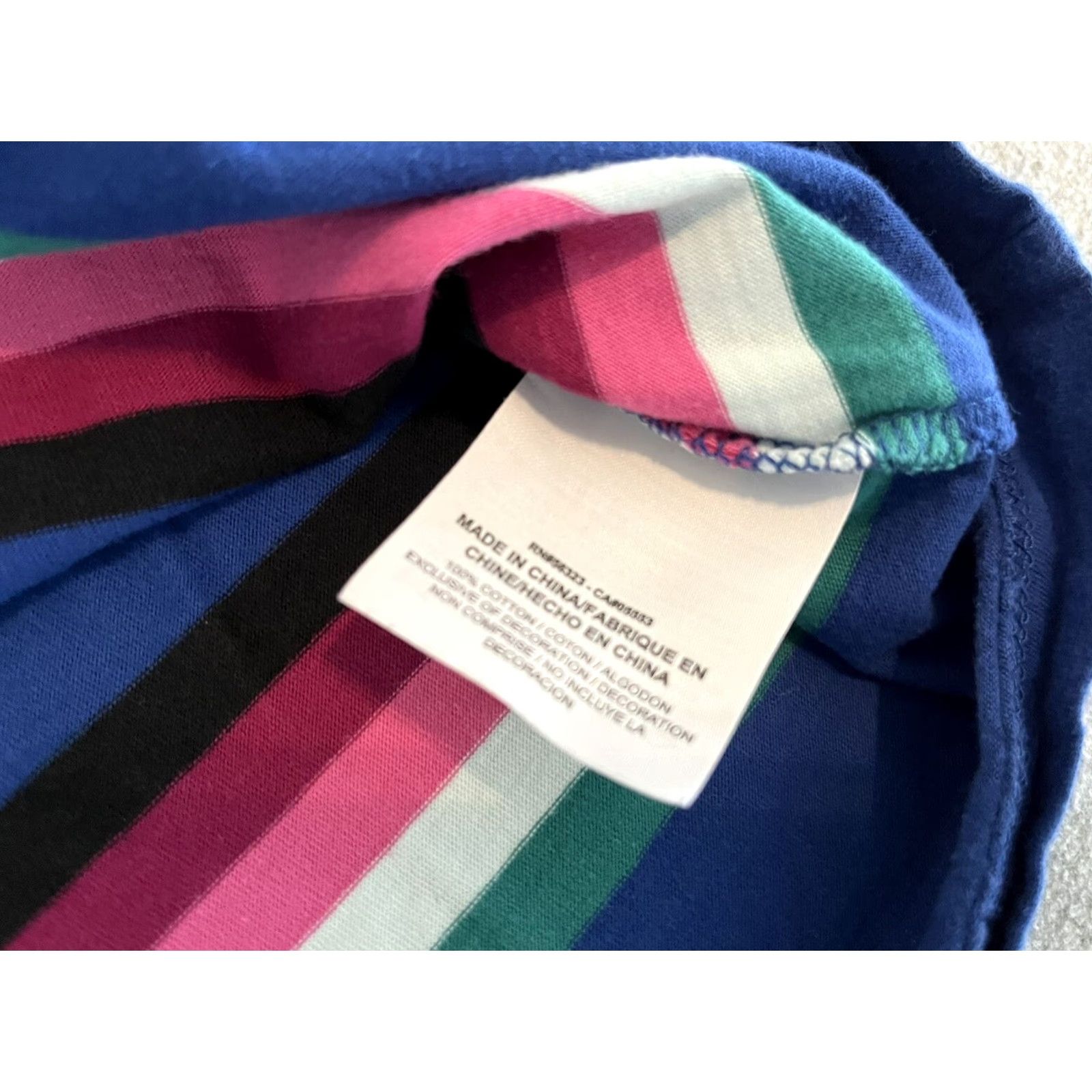 Nike Nike Court Tee Shirt Striped Blue Size Small Men T-Shirt Short Sleeve Cotton Size US S / EU 44-46 / 1 - 4 Thumbnail